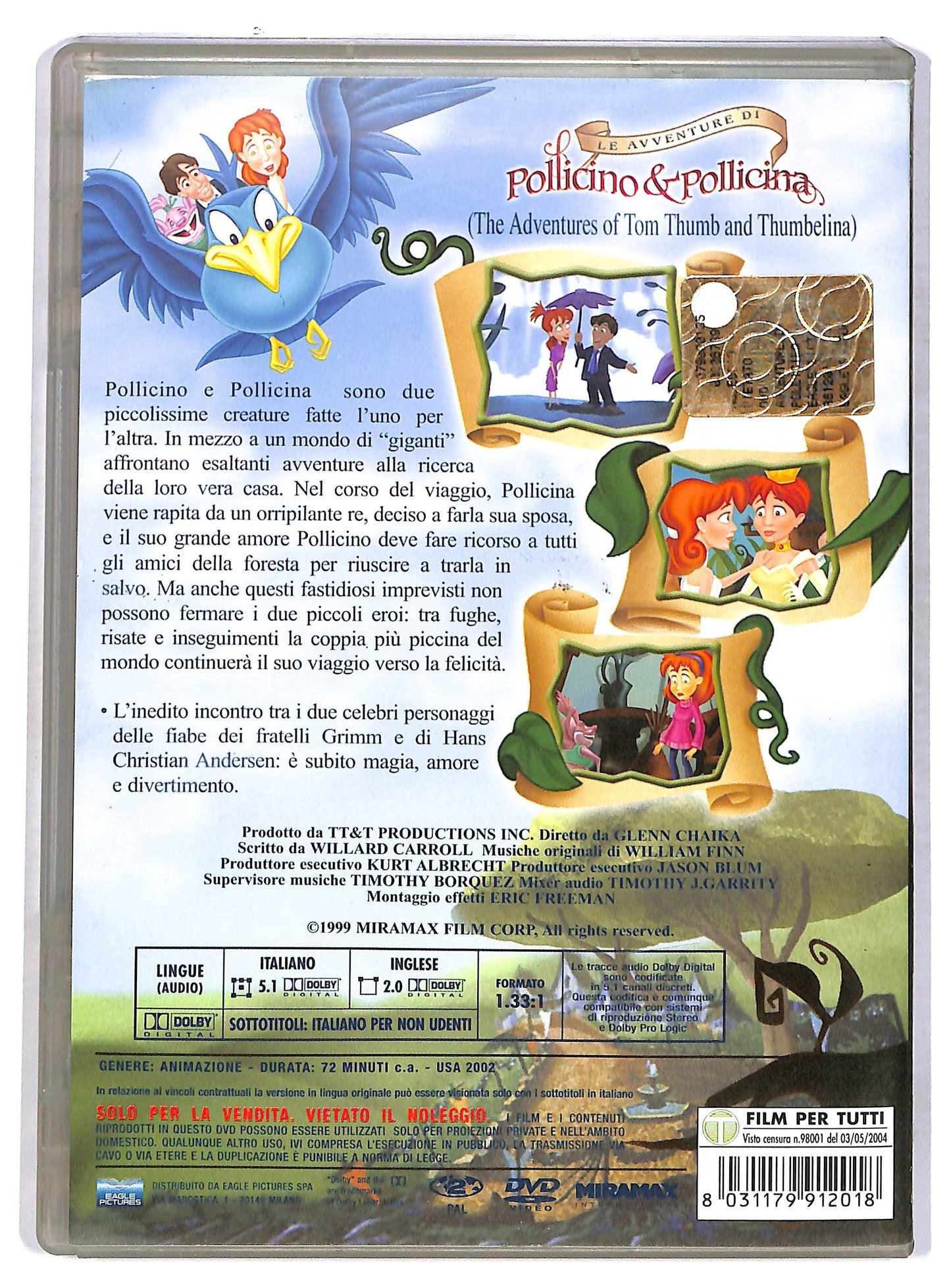 EBOND Le Avventure Di Pollicino e Pollicina DVD D764943