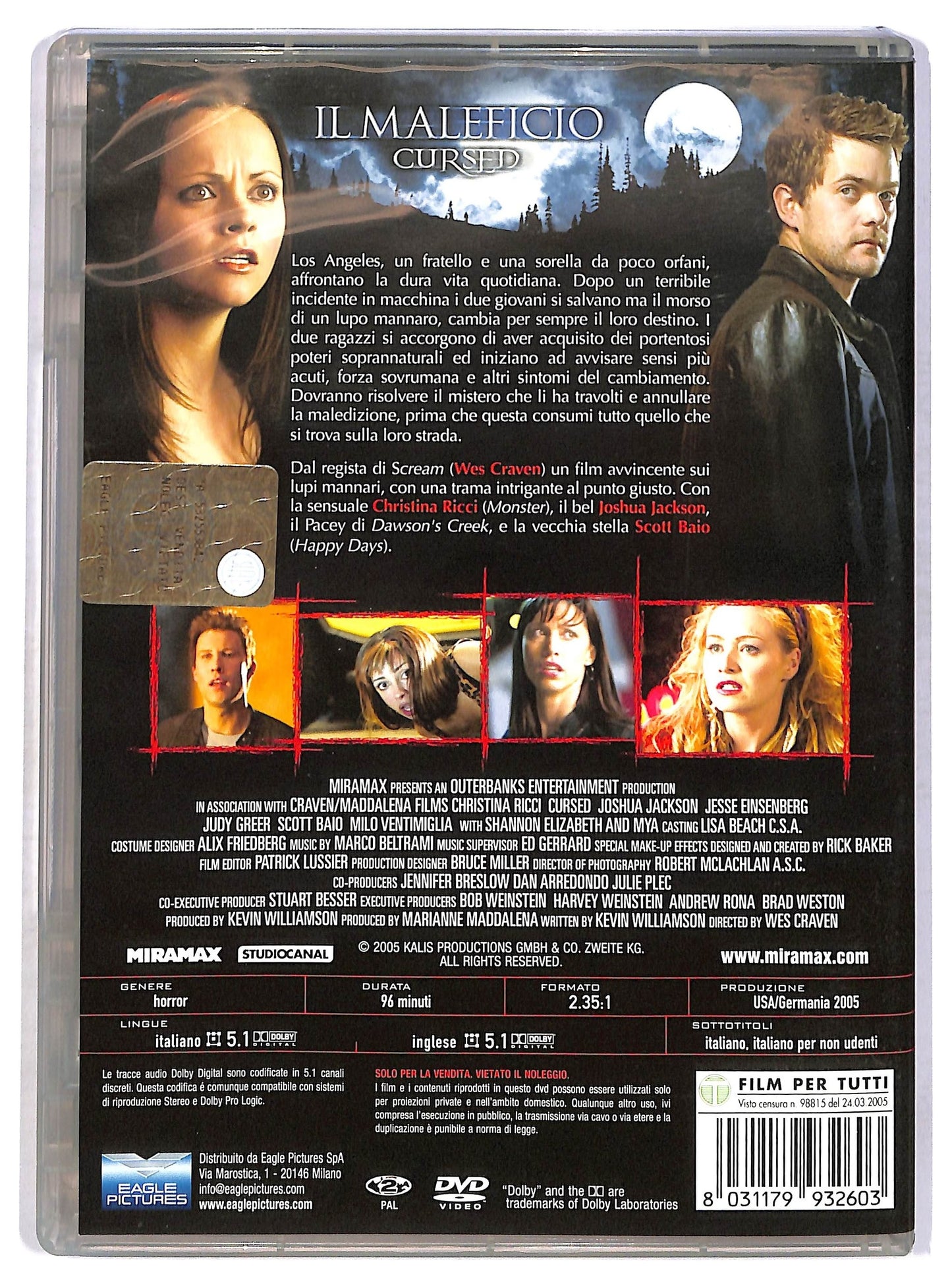 EBOND Il maleficio - cursed DVD D764948