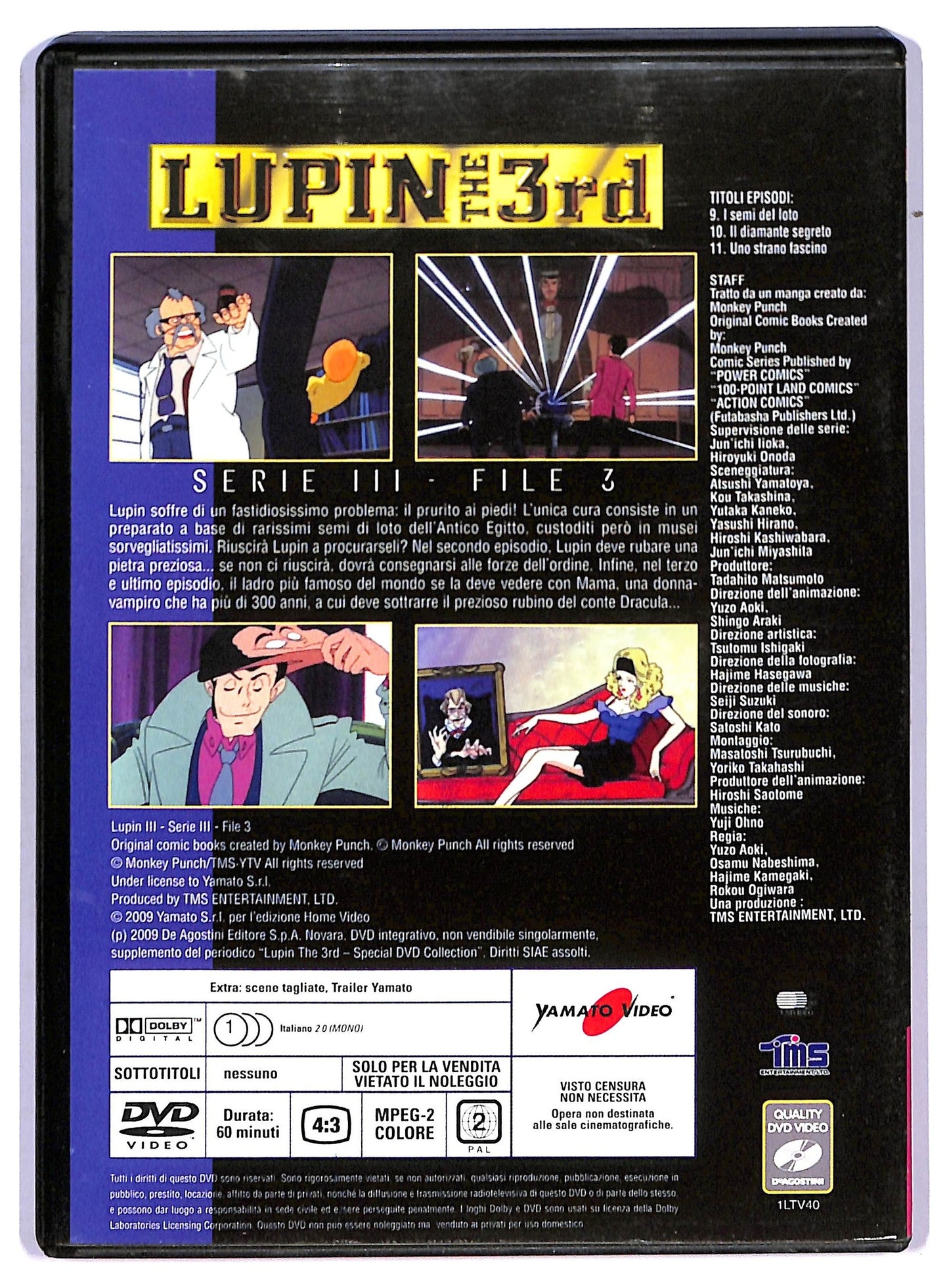 EBOND Lupin the third - serie 3 file 3 EDITORIALE DVD D765001