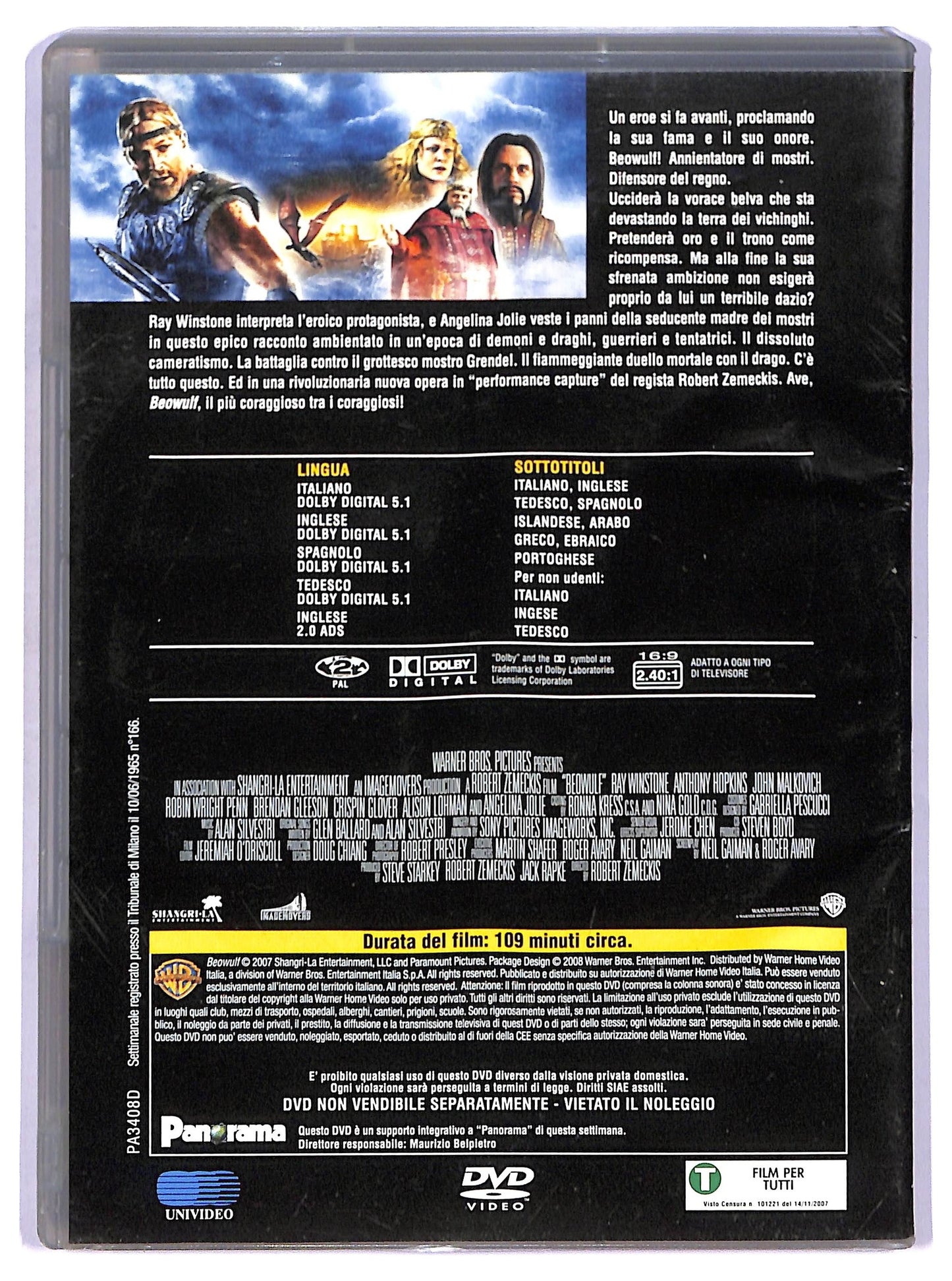 EBOND La leggenda di Beowulf EDITORIALE DVD D765054