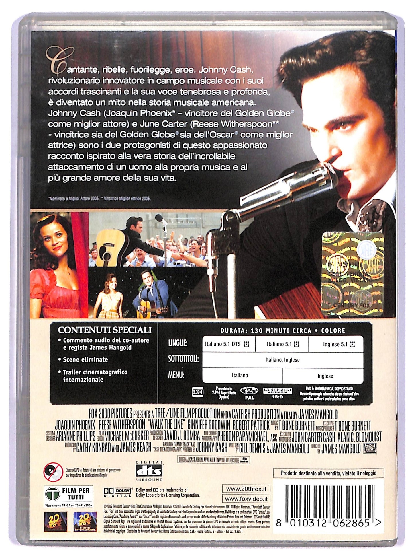 EBOND Walk The Line Quando L'amore Brucia L'anima DVD D765156