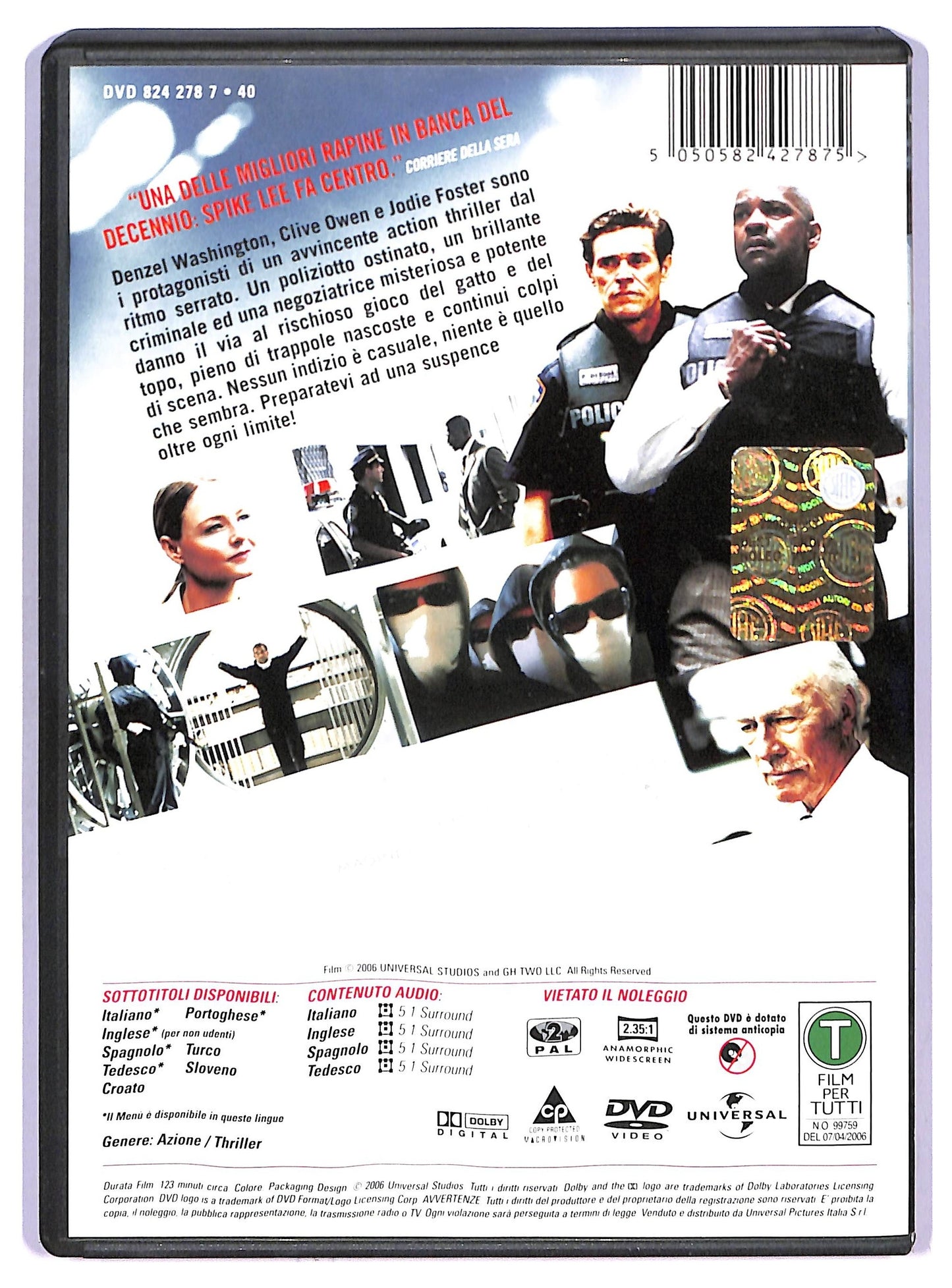 EBOND inside man DVD D765164