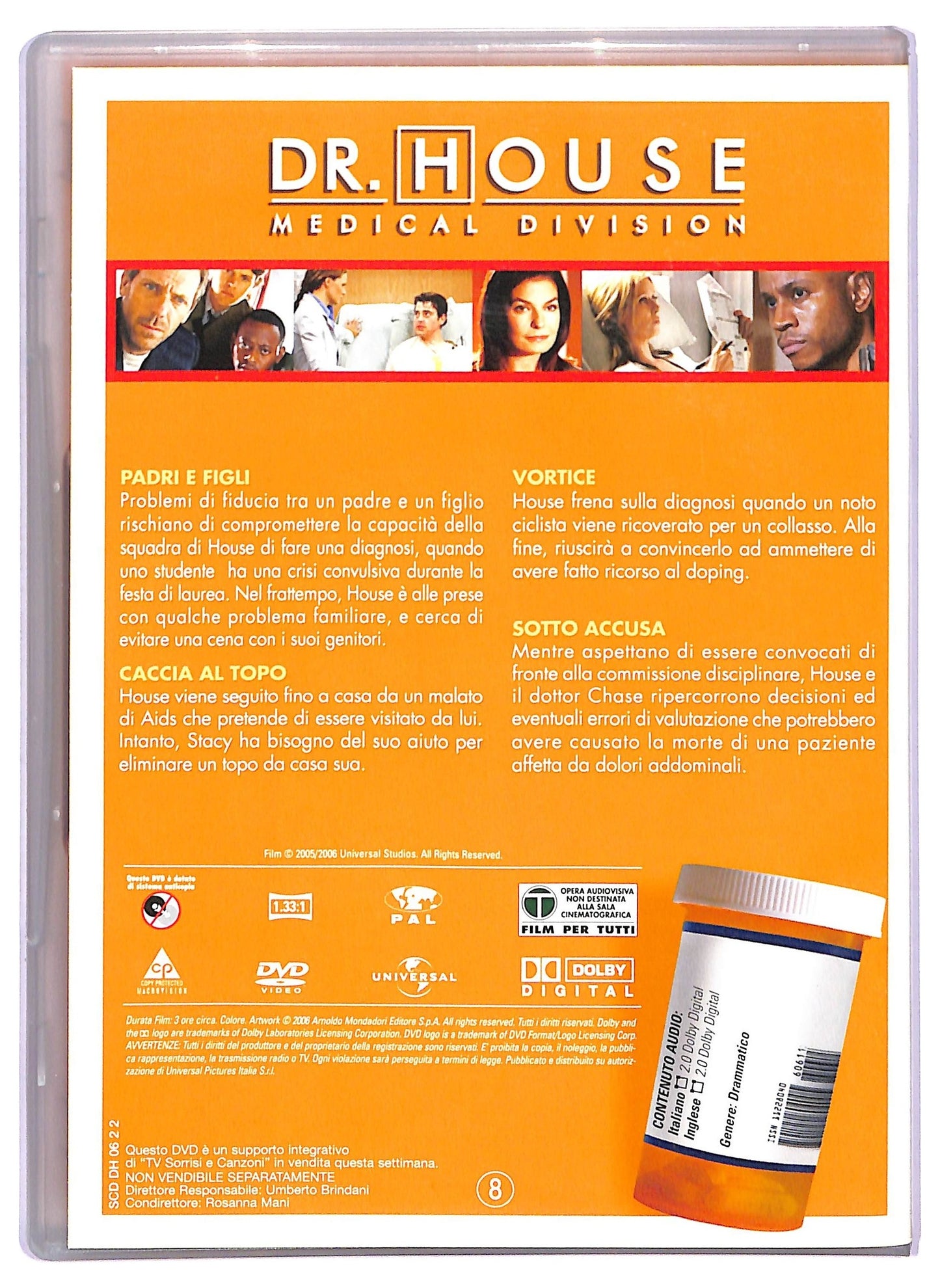 EBOND DR. House Medical Division Stagione 2 Disco 2 Epis. 5-8 EDITORIALE DVD D765240