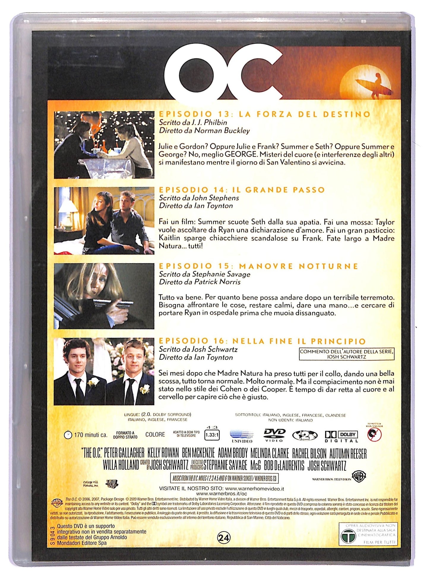 EBOND OC Quarta Stagione Disco 4 Epis. 13 - 16 EDITORIALE DVD D765245