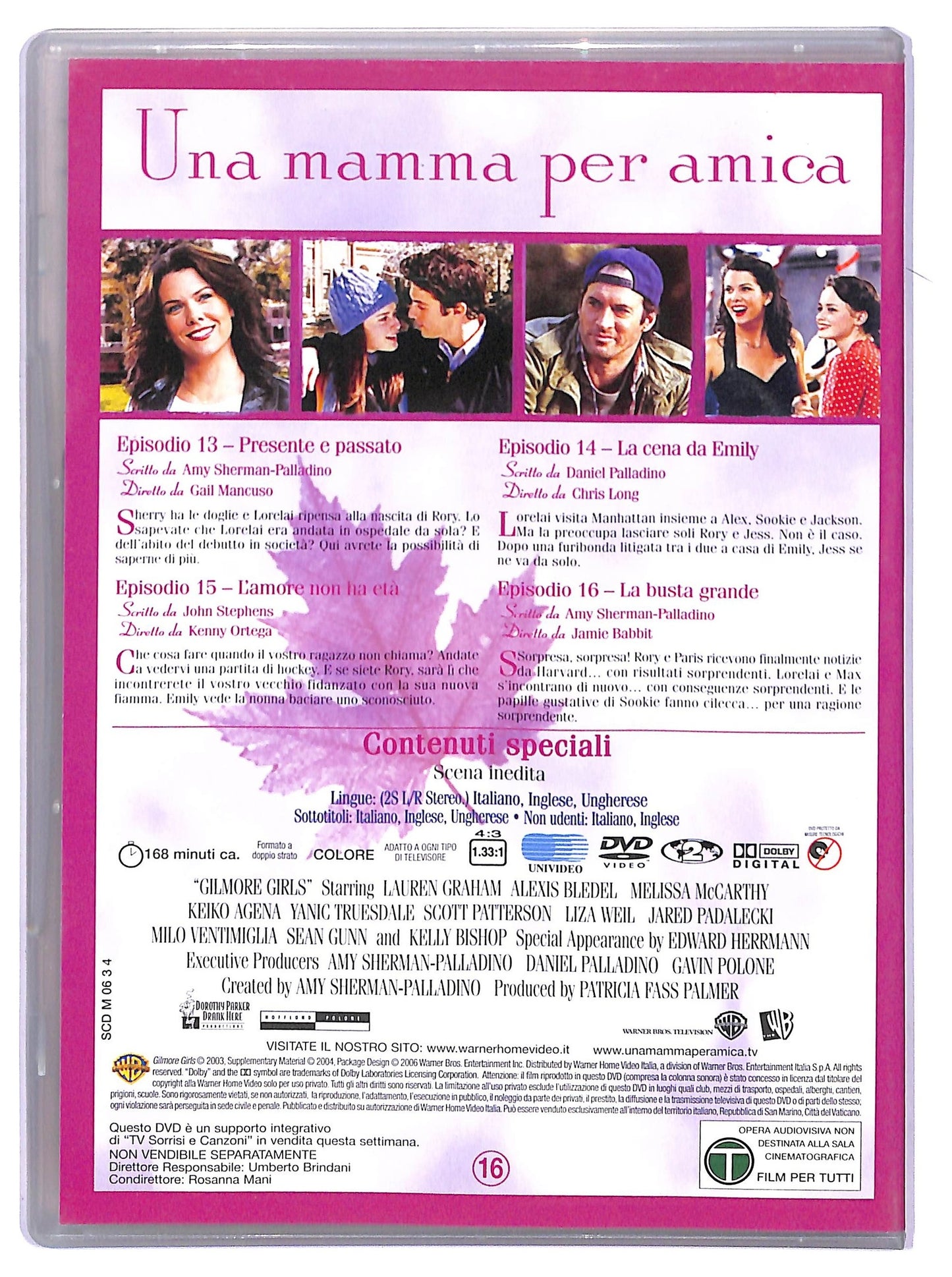 EBOND Una Mamma Per Amica Stag. 3 Disco 4 EDITORIALE DVD D765255