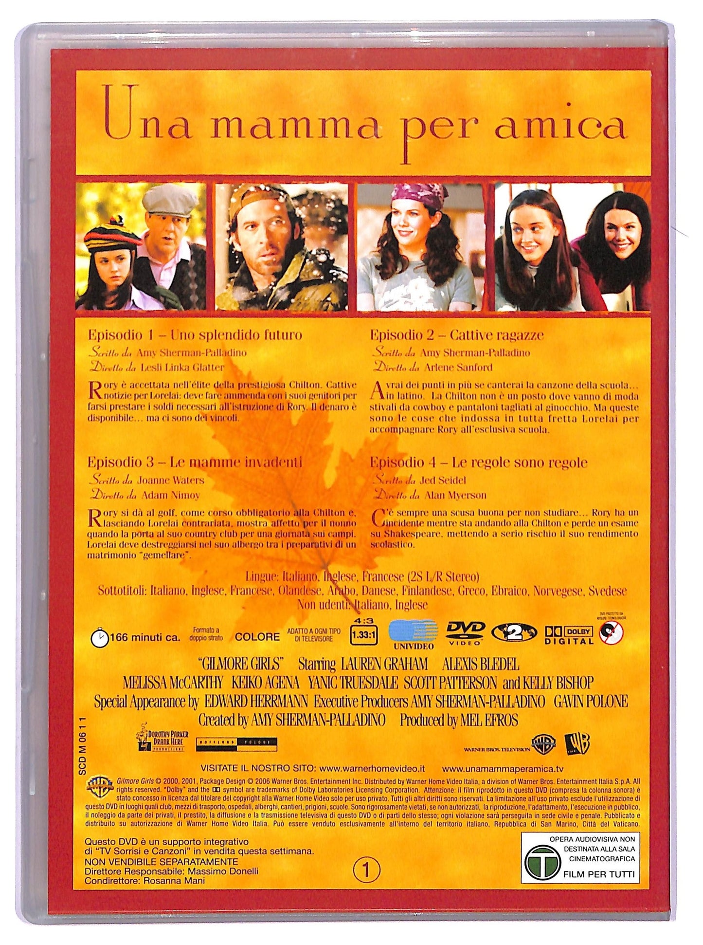 EBOND Una Mamma Per Amica Stagione 1 Disco 1 EDITORIALE DVD D765305