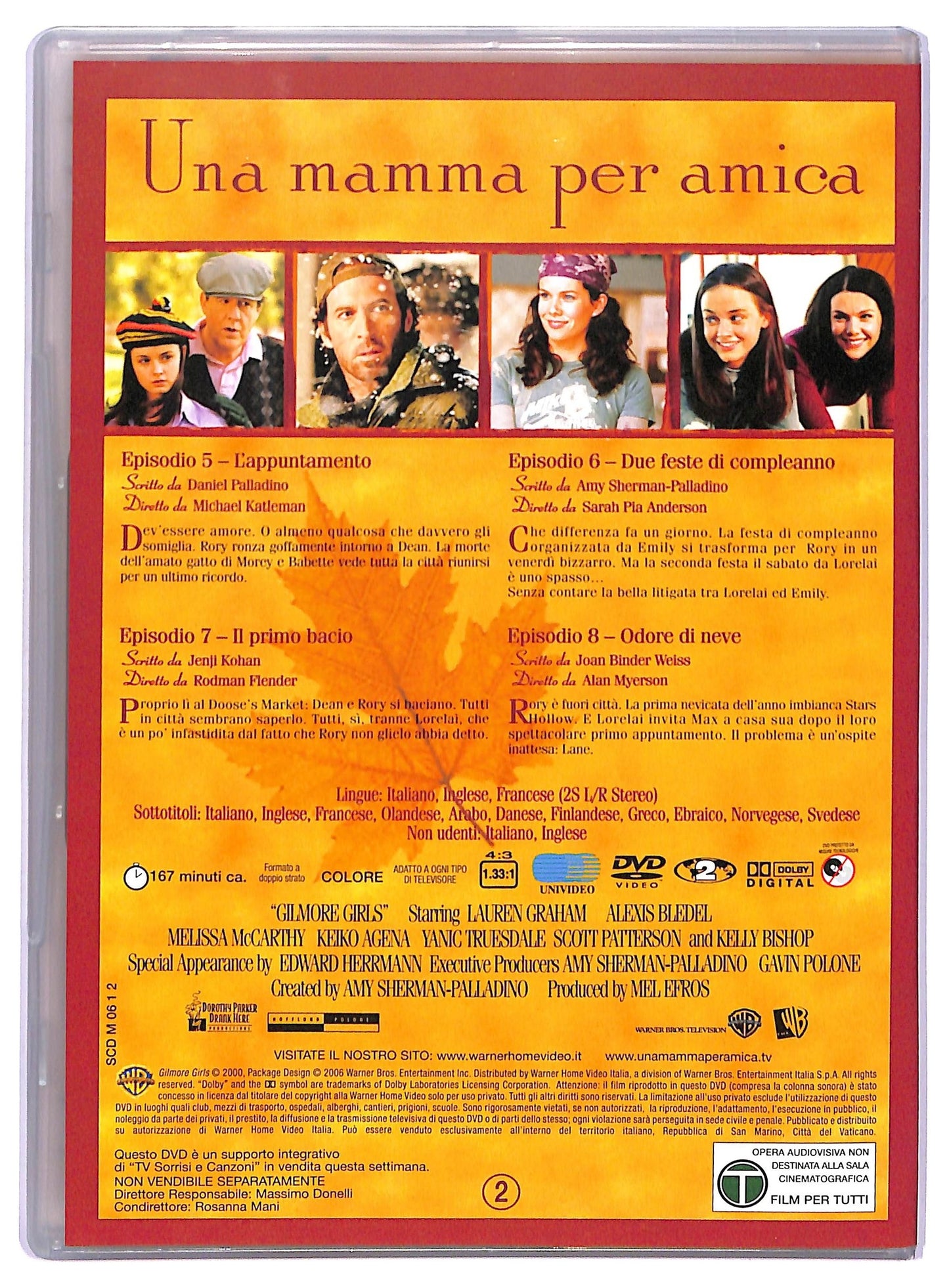 EBOND Una Mamma Per Amica Stagione 1 Disco 2 EDITORIALE DVD D765307