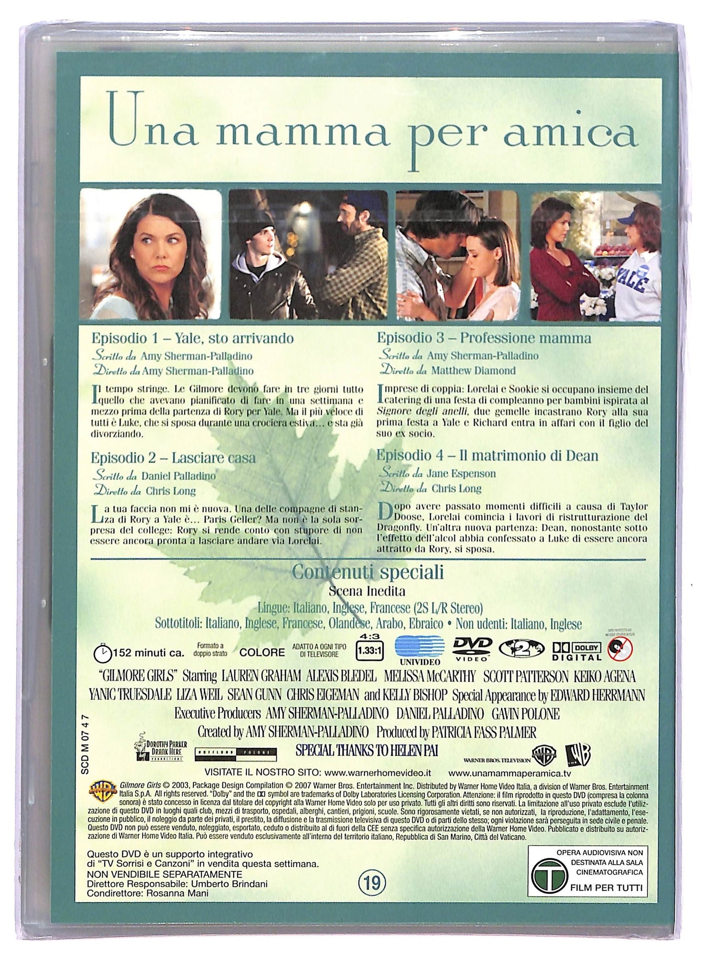 EBOND Una Mamma Per Amica Stagione 4 Disco 1 EDITORIALE DVD D765313