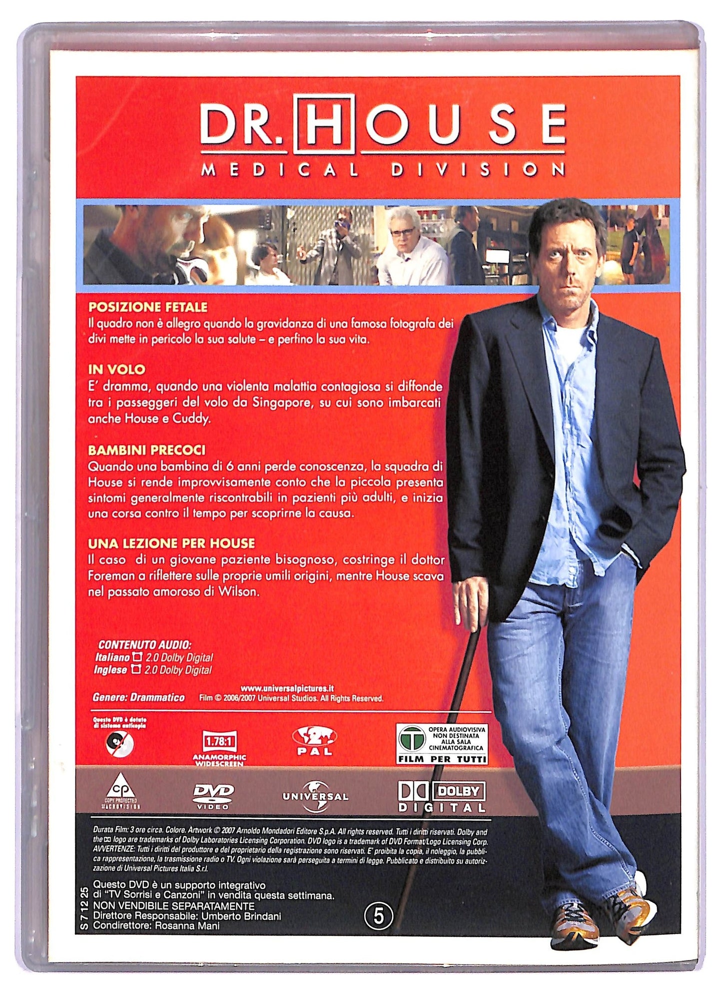 EBOND DR. House Medical Division Stagione 3 Disco 5 Epis. 17 - 20 EDITORIALE DVD D765324