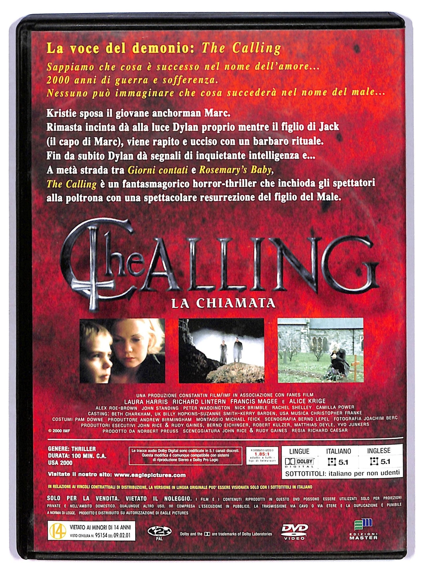 EBOND The Calling - La chiamata EDITORIALE DVD D765361