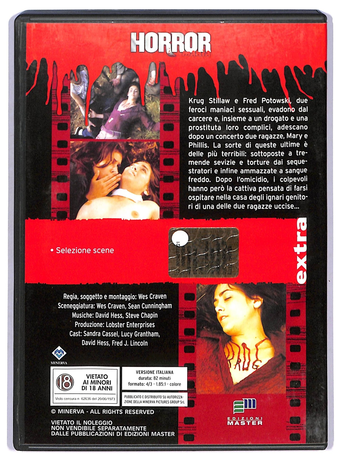 EBOND L'ultima Casa a Sinistra DVD Editoriale D765375