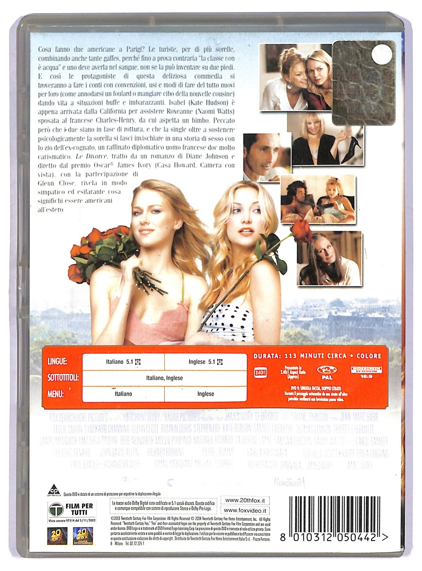 EBOND Le Divorce DVD D765379