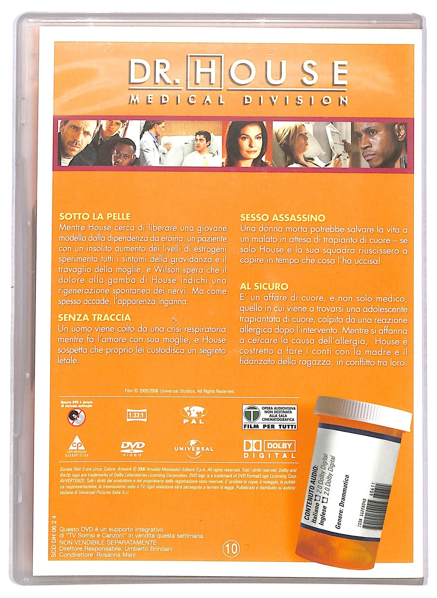 EBOND DR. House Medical Division Stagione 2 Disco 4 Epis. 13 - 16 EDITORIALE DVD D765401