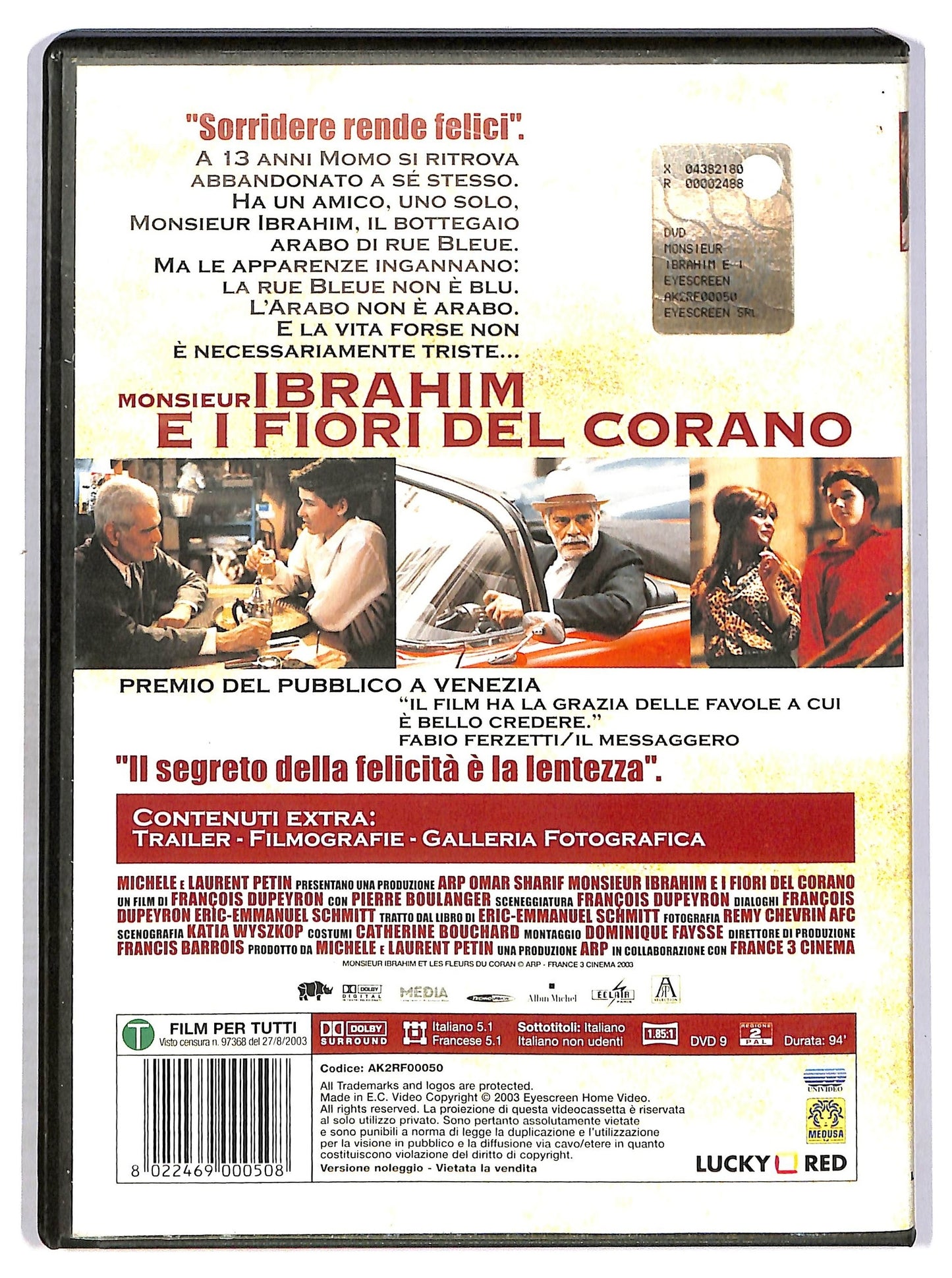 EBOND Monsieur Ibrahim e i Fiori Del Corano NOLEGGIO DVD D765461