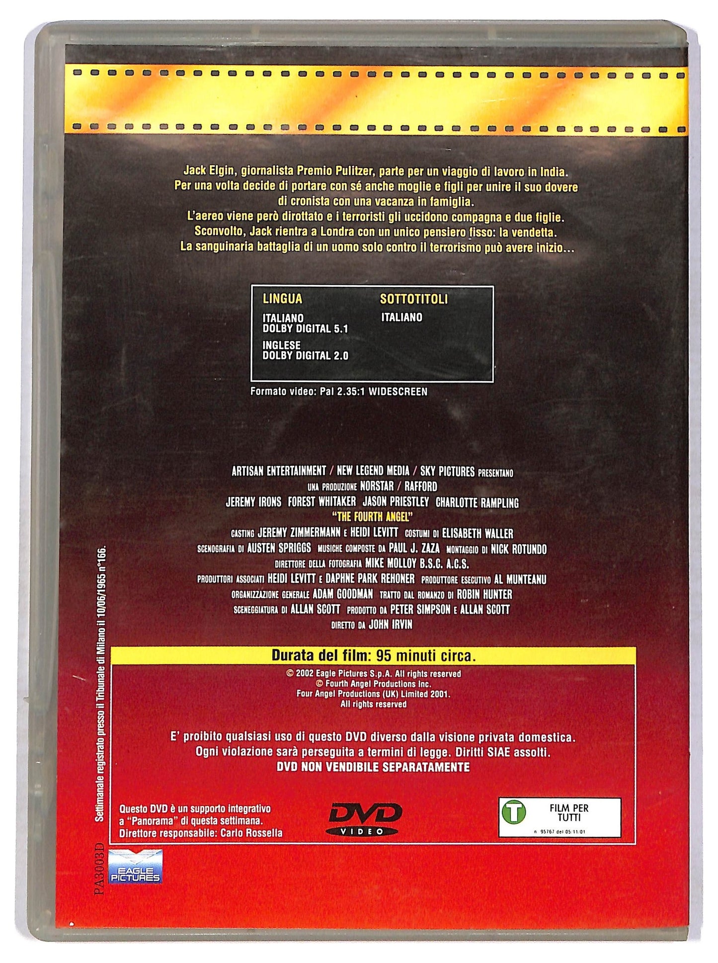 EBOND Il Quarto Angelo DVD Editoriale D765464