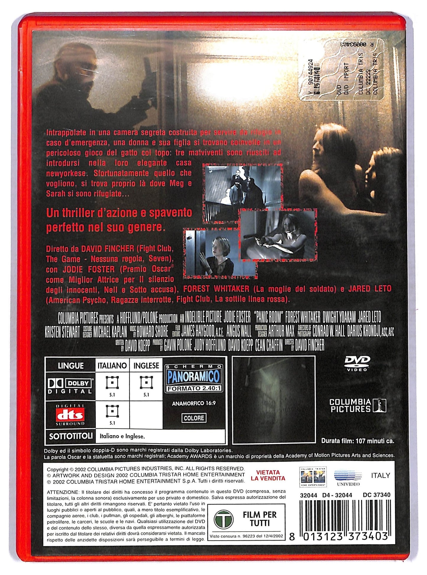 EBOND Panic Room NOLEGGIO DVD D765508