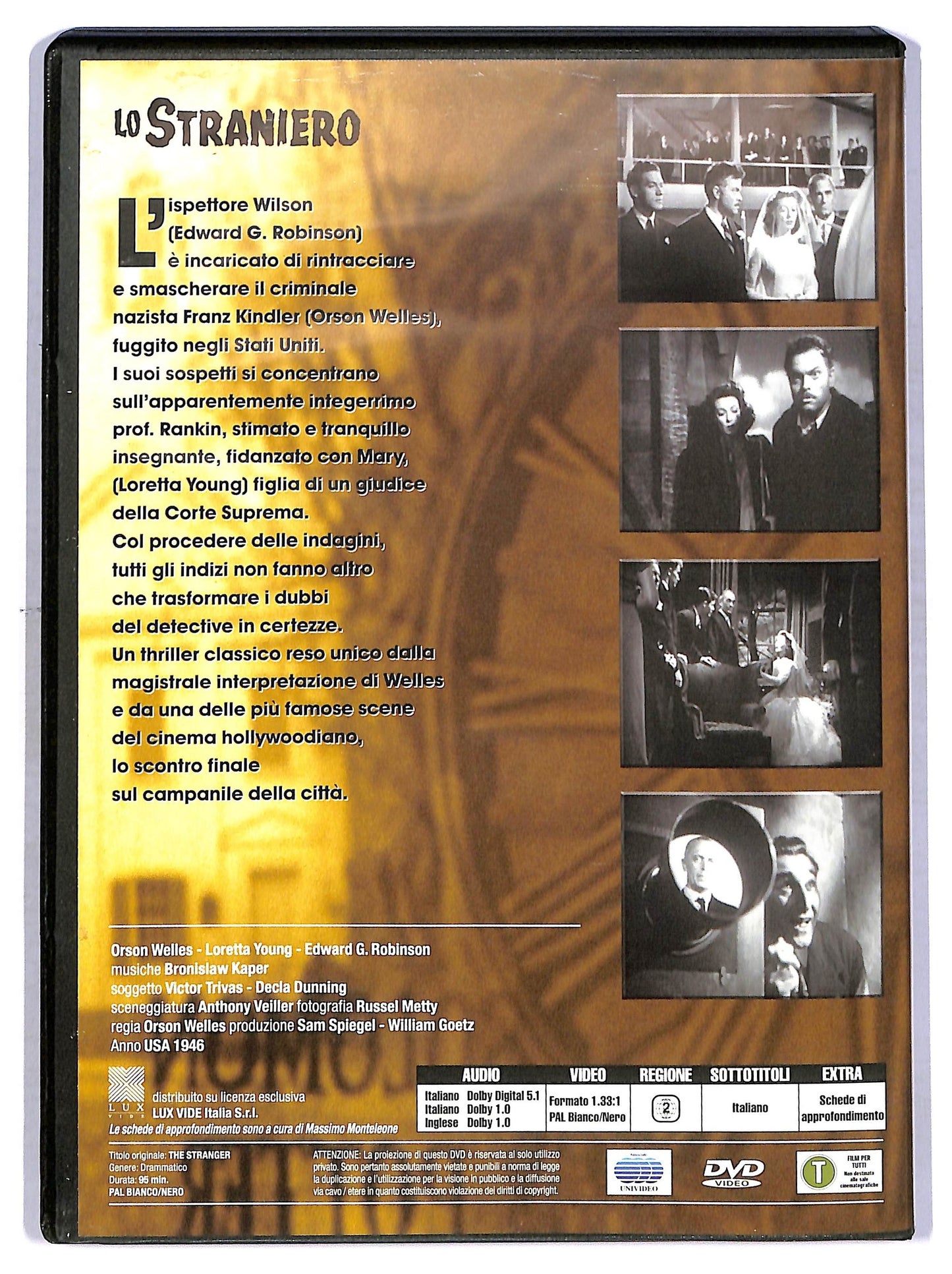 EBOND Orson Welles Lo straniero EDITORIALE DVD D765606