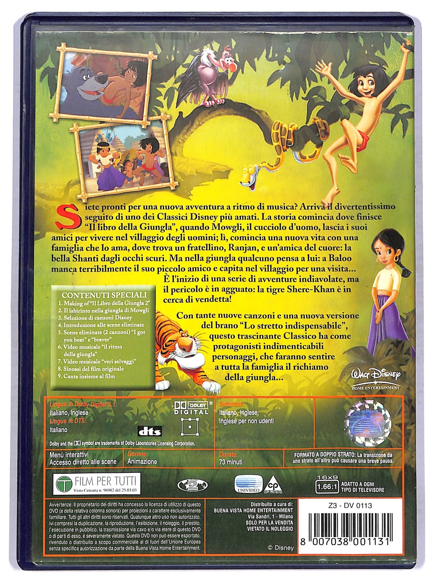EBOND Il libro della giungla 2 DVD D765649