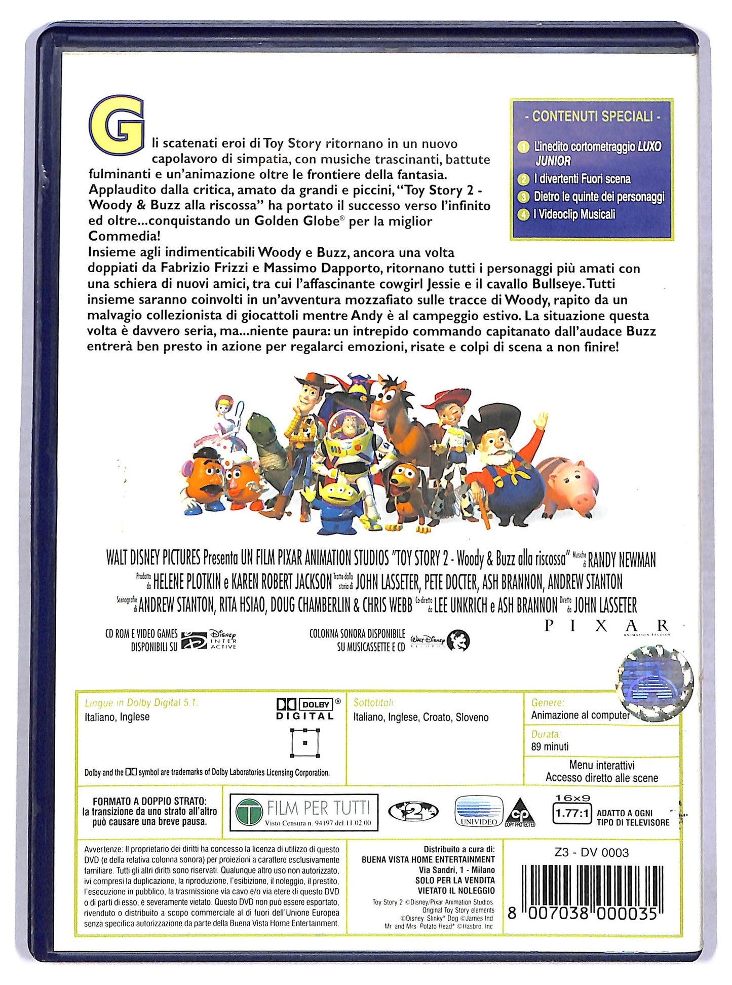 EBOND Toy Story 2 - Woody e Buzz alla riscossa DVD D765655