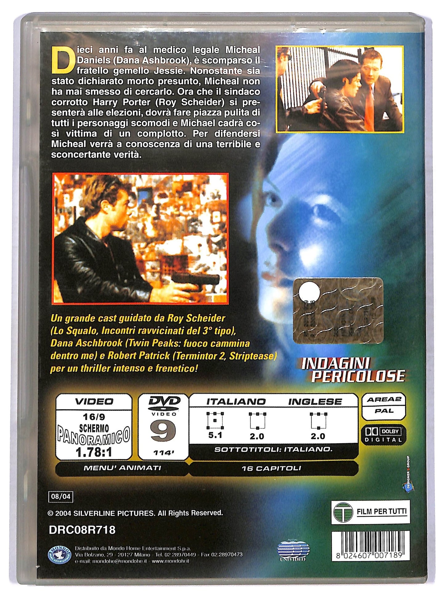 EBOND Indagini Pericolose DVD D765708