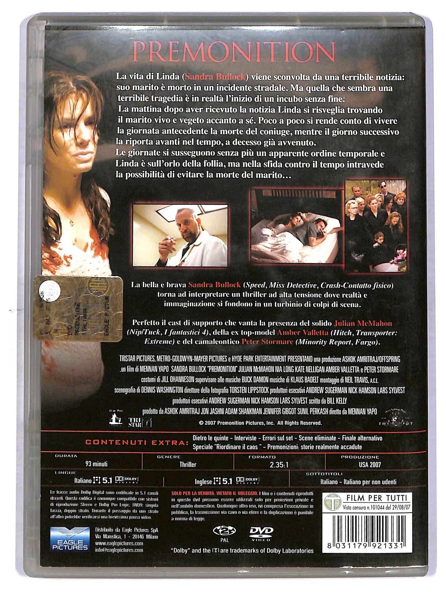 EBOND premonition DVD D765736