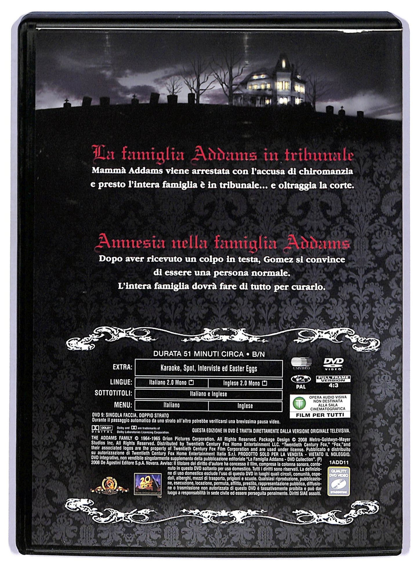 EBOND la famiglia addams episodi 58 - 59 EDITORIALE DVD D765851