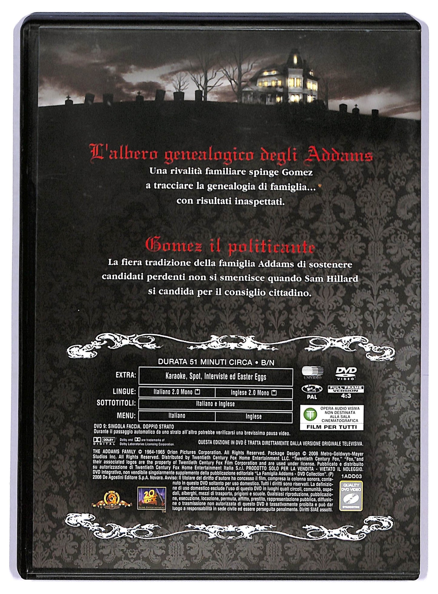 EBOND la famiglia addams episodi 54 - 55 EDITORIALE DVD D765901