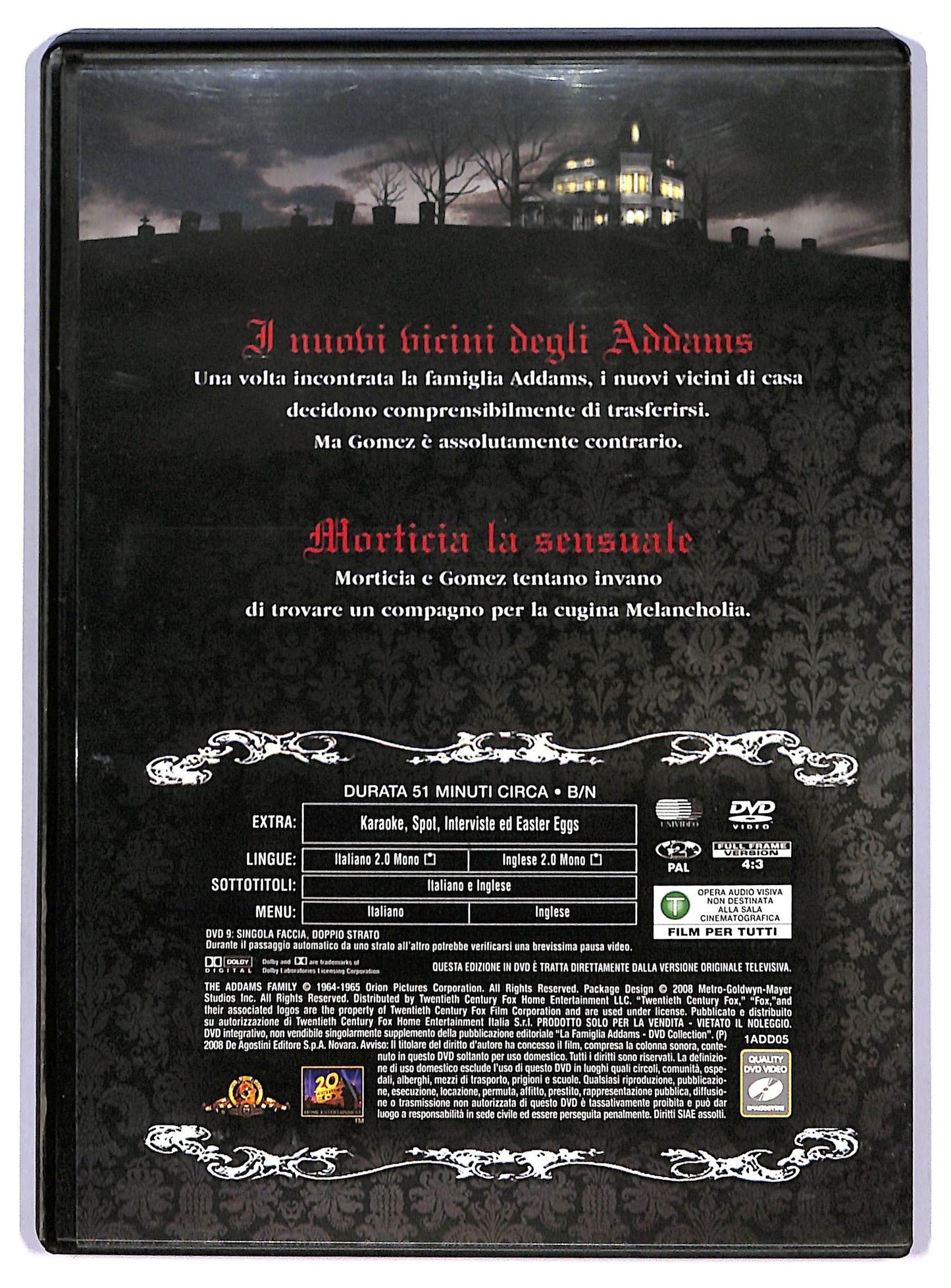 EBOND la famiglia addams episodi 50 - 51 EDITORIALE DVD D765909