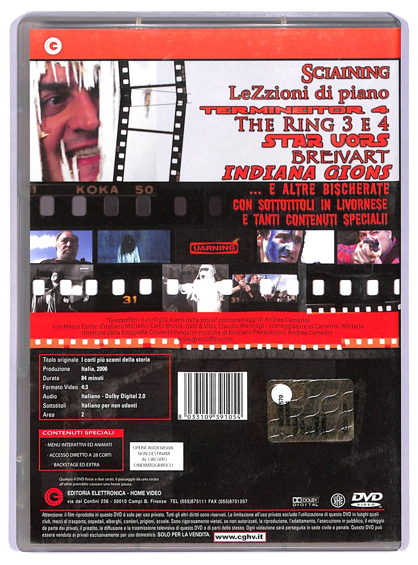 EBOND Grezzofilm - I Corti Piu' Scemi Della Storia DVD D765926