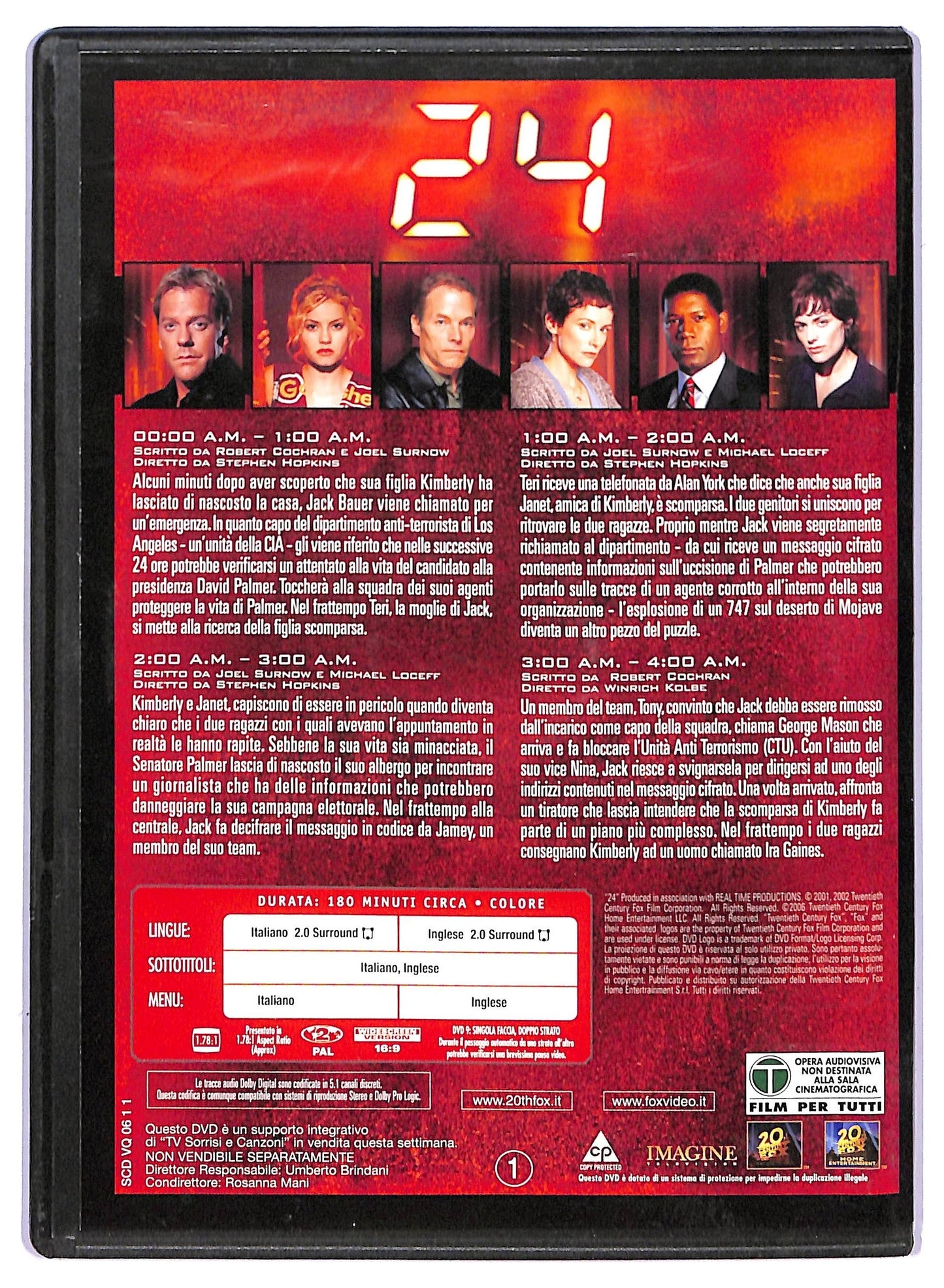 EBOND 24 Prima Stagione Disco 1 EDITORIALE DVD D765942