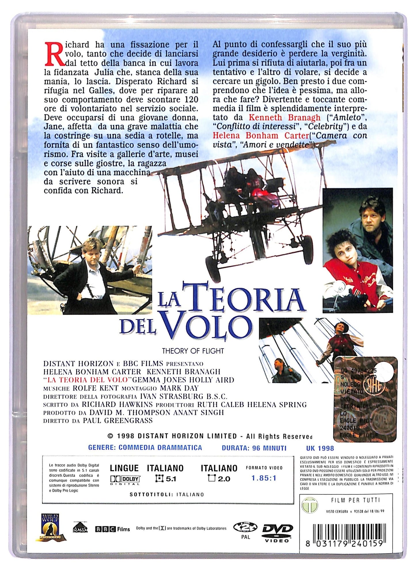 EBOND La Teoria Del Volo DVD D765952