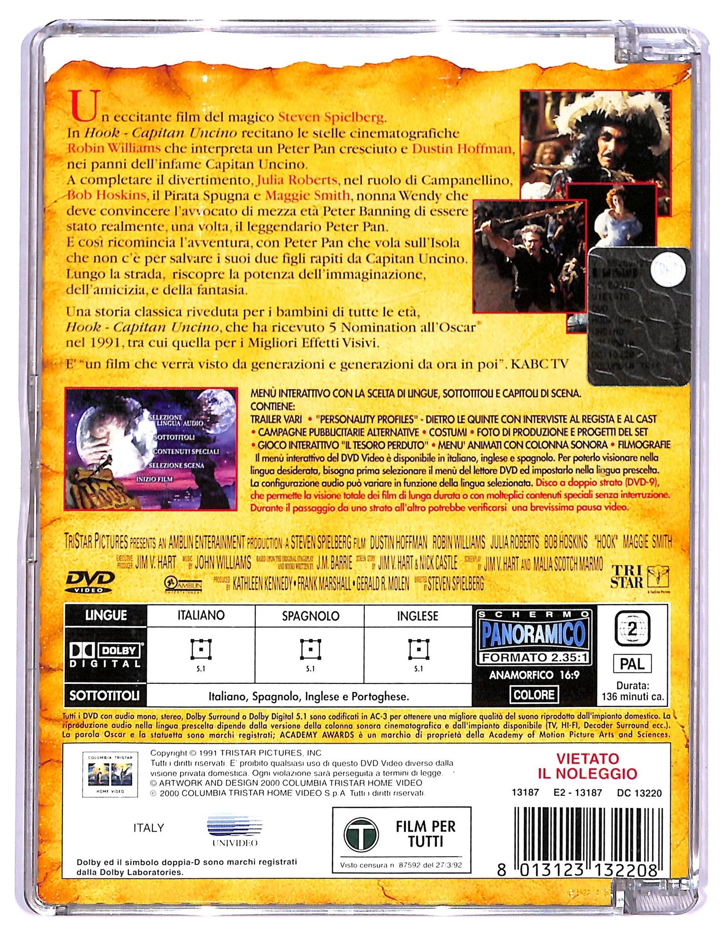 EBOND Hook-Capitan Uncino SJB DVD D765965
