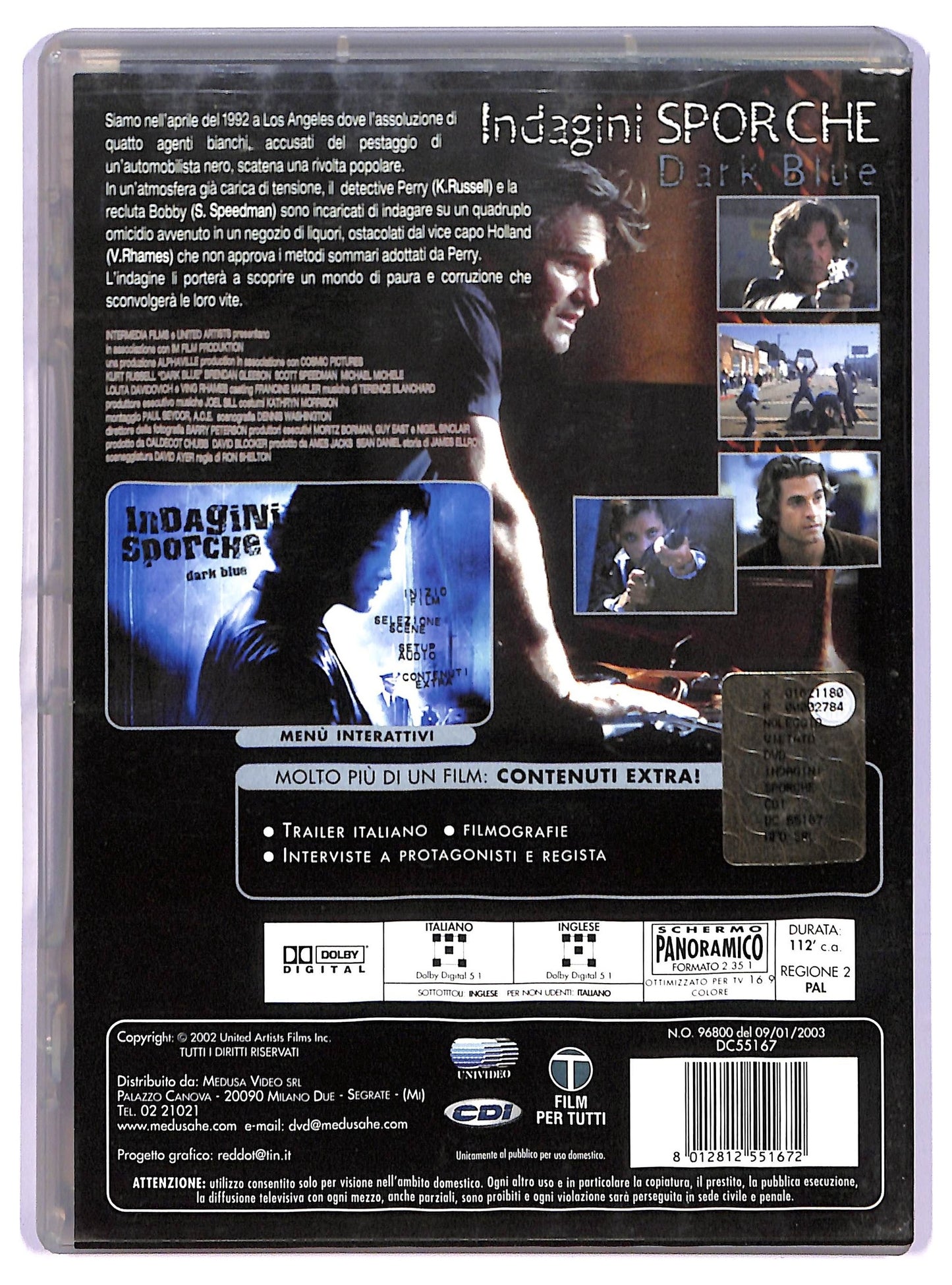 EBOND Indagini sporche - Dark blue DVD D765966