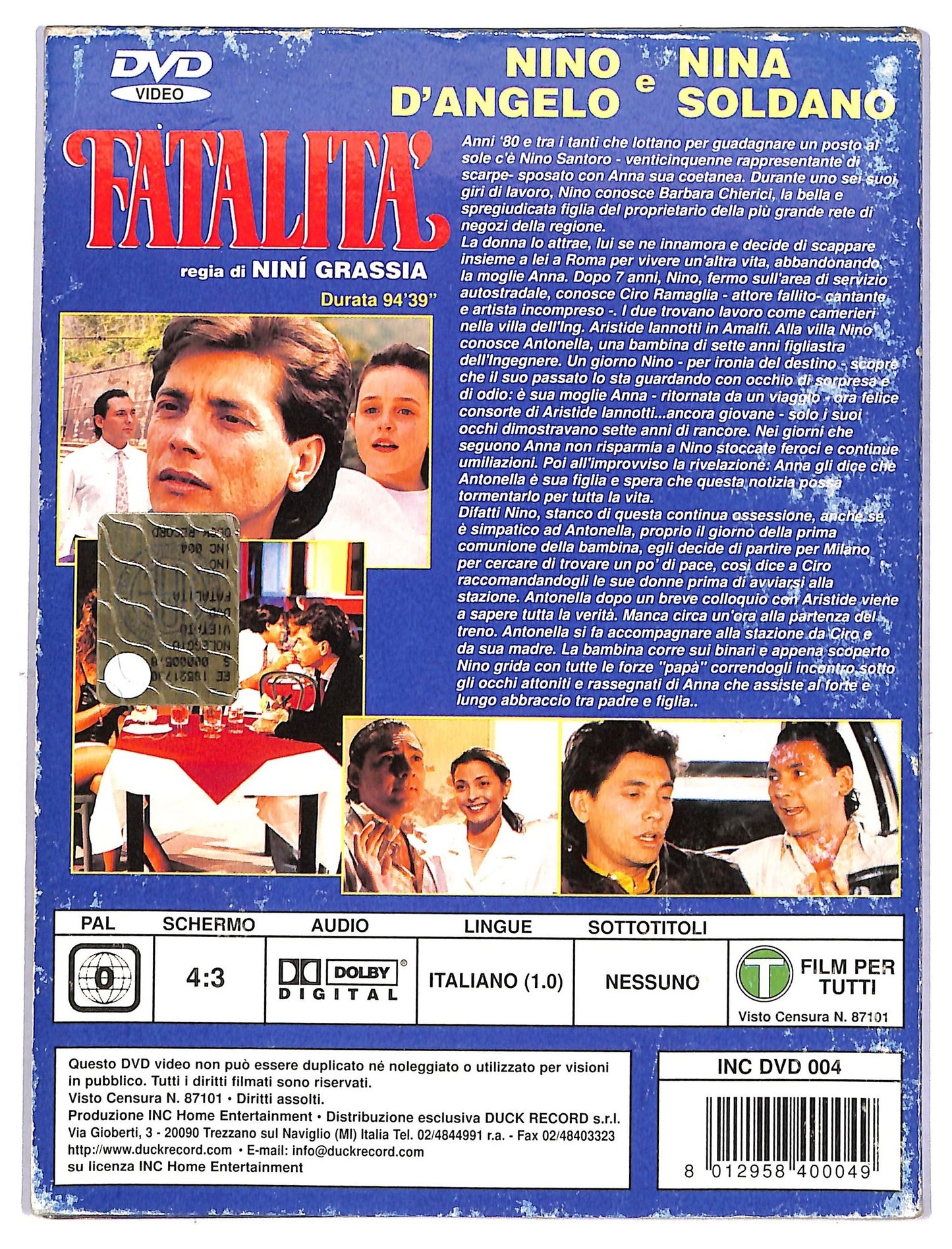 EBOND Fatalita (film 1992) DIGIPACK DVD D766055