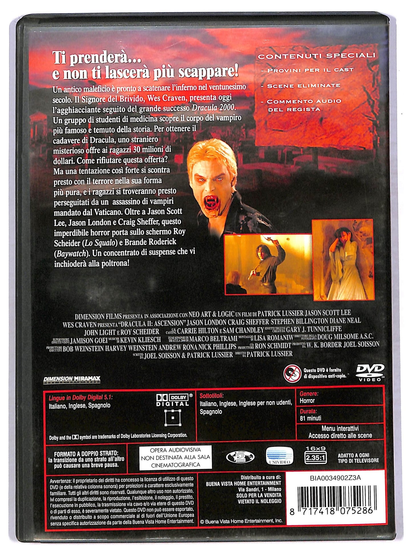 EBOND Dracula Ii Ascension DVD D766067