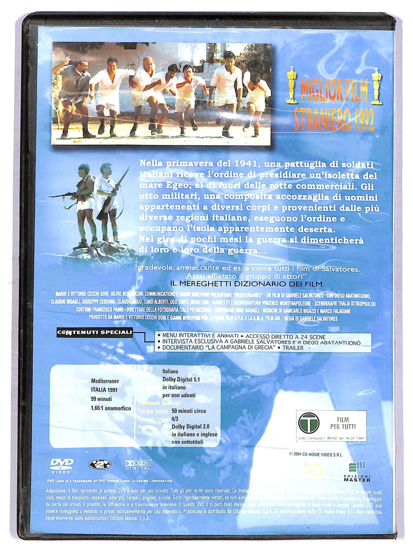 EBOND Mediterraneo EDITORIALE DVD D766106