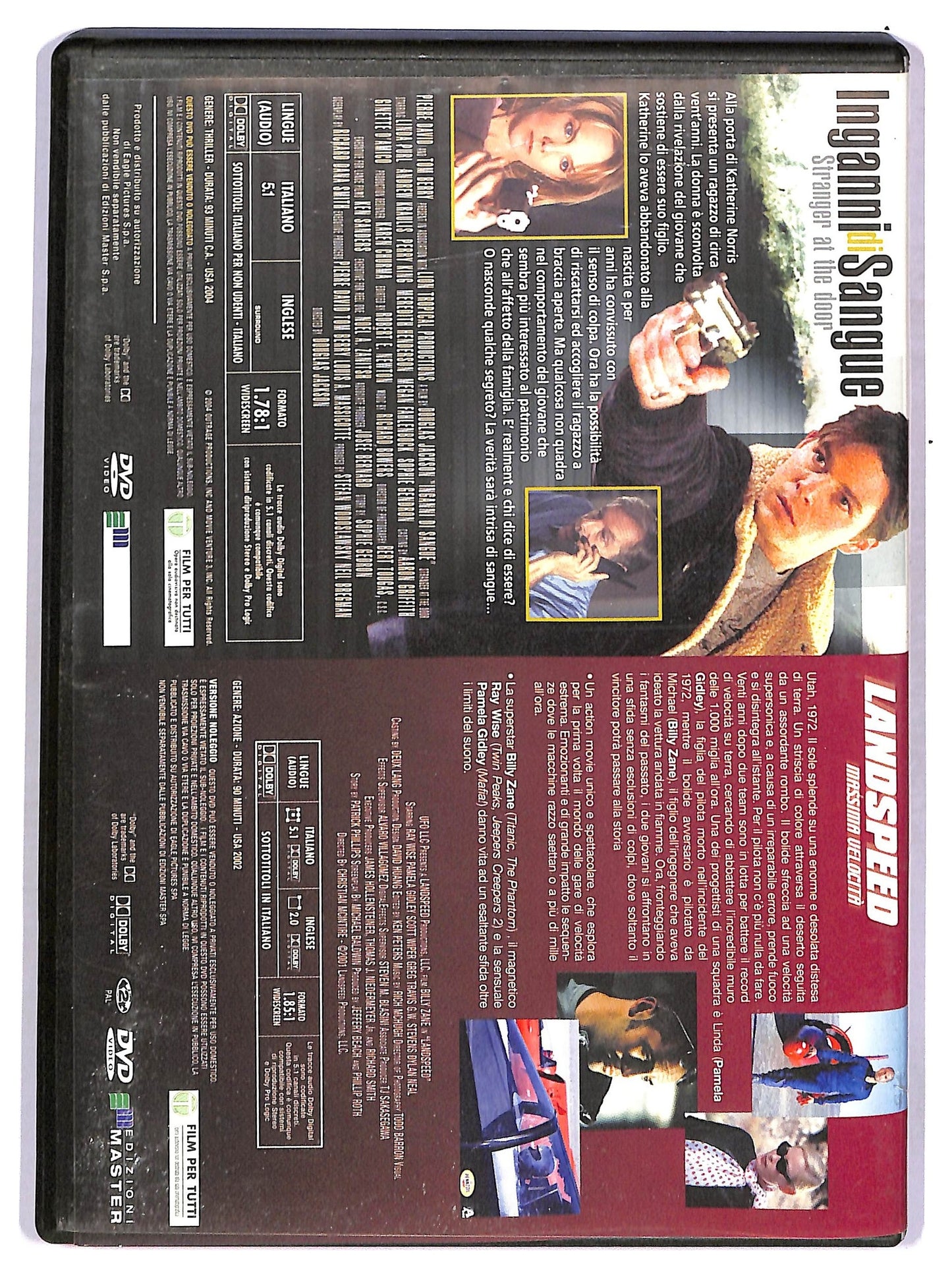 EBOND Landspeed + Inganni Di Sangue DVD D766142