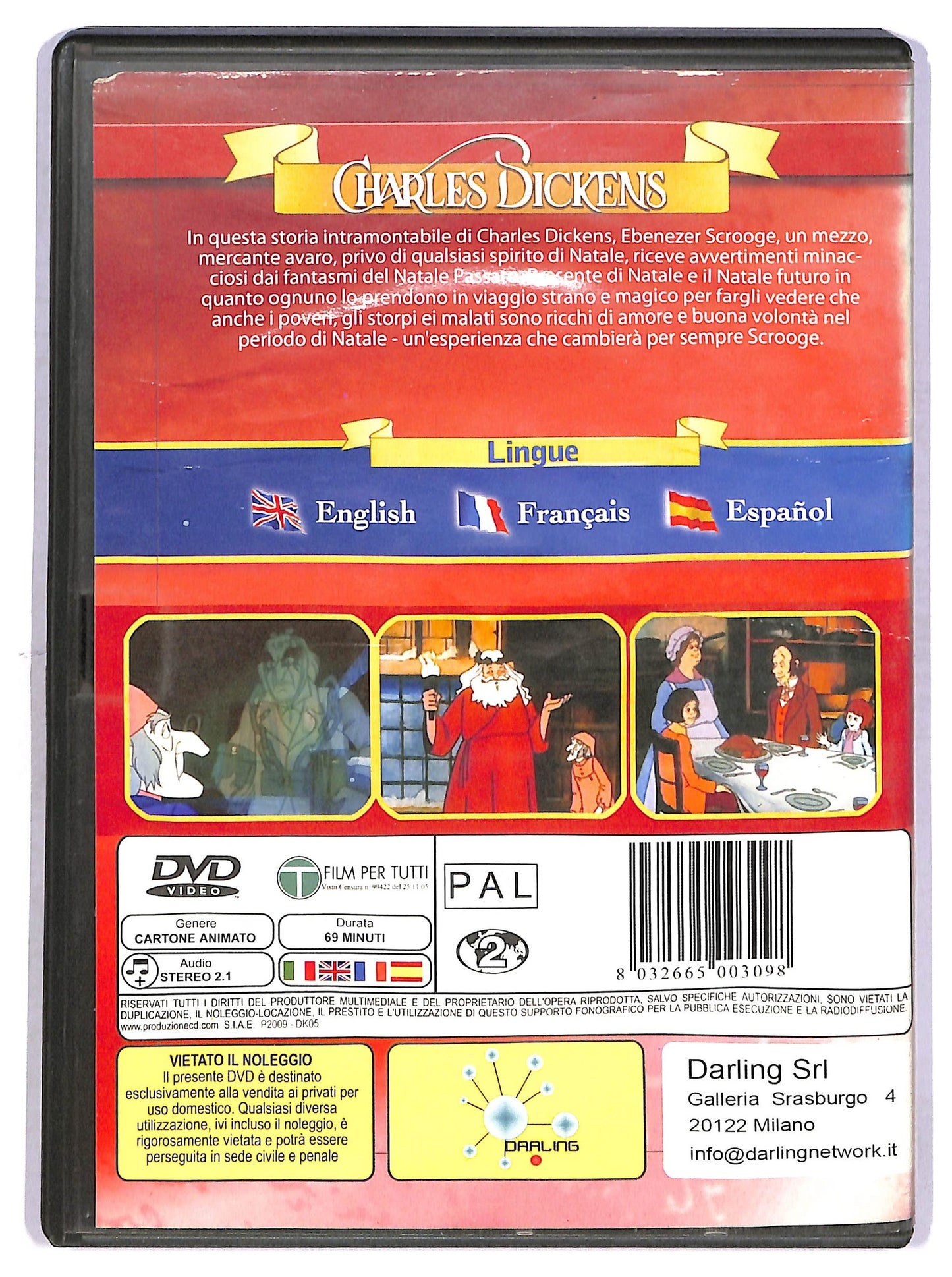 EBOND A Christmas Carol EDITORIALE DVD D766154