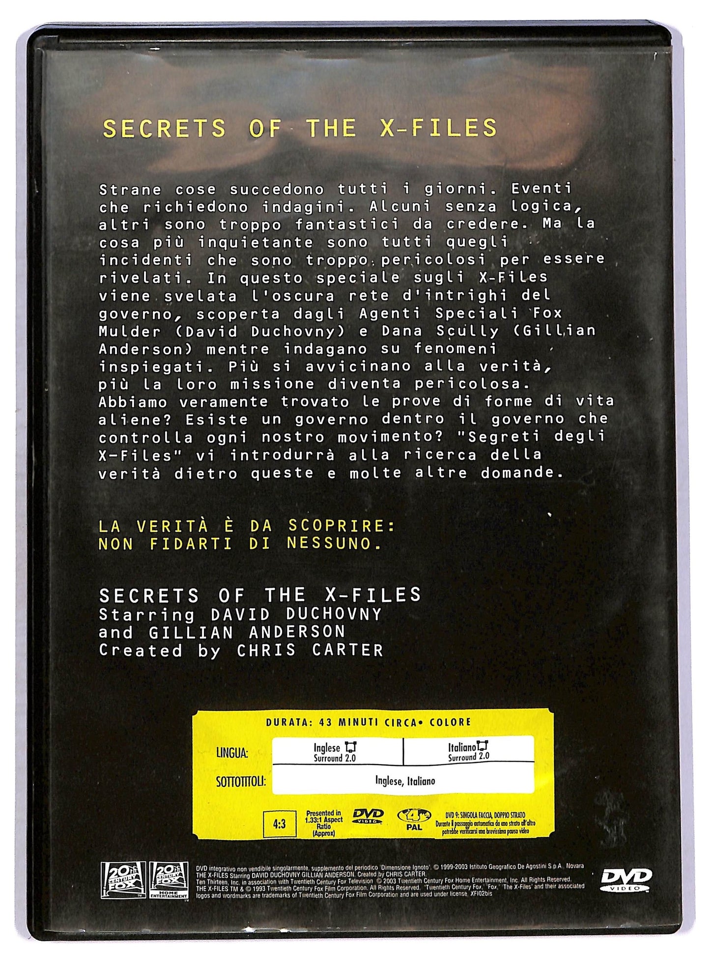 EBOND The X-Files Collection Secrets of the X-Files EDITORIALE DVD D766213