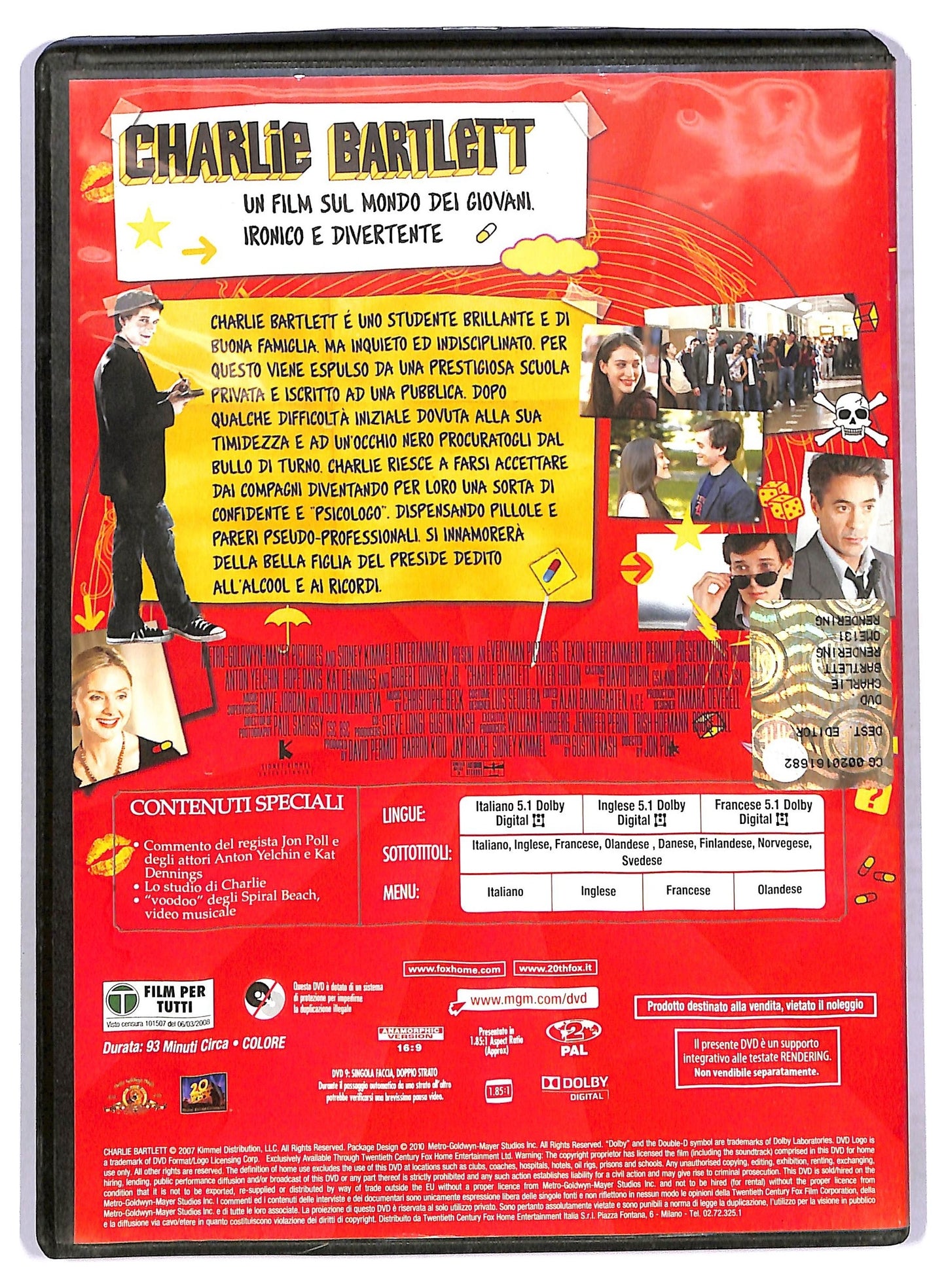 EBOND Charlie Bartlett EDITORIALE DVD D766245