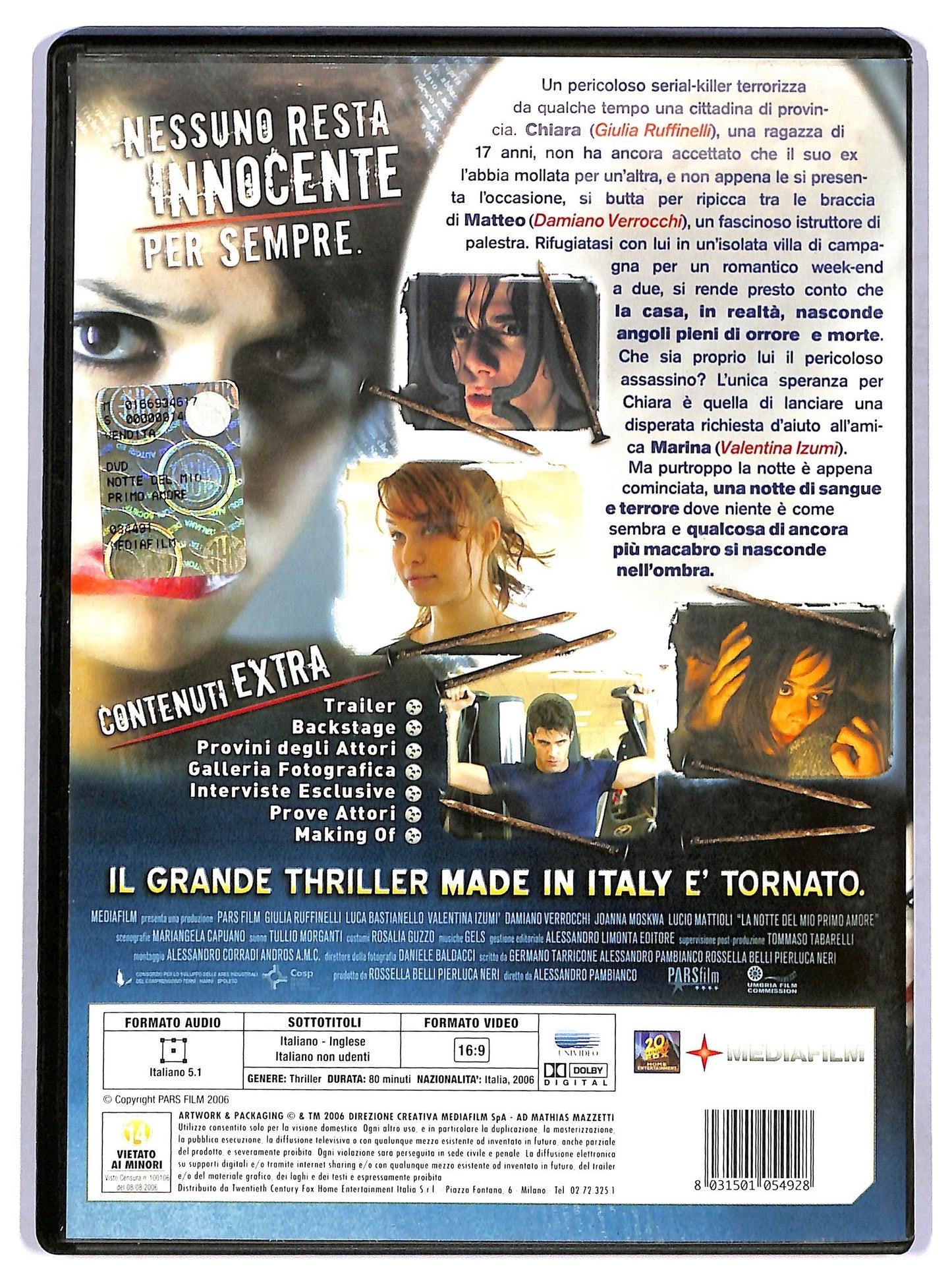 EBOND La Notte Del Mio Primo Amore DVD D766304