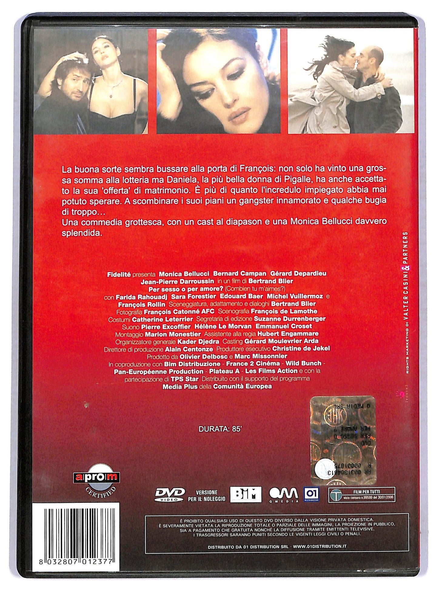 EBOND Per sesso o per amore? DVD D766320