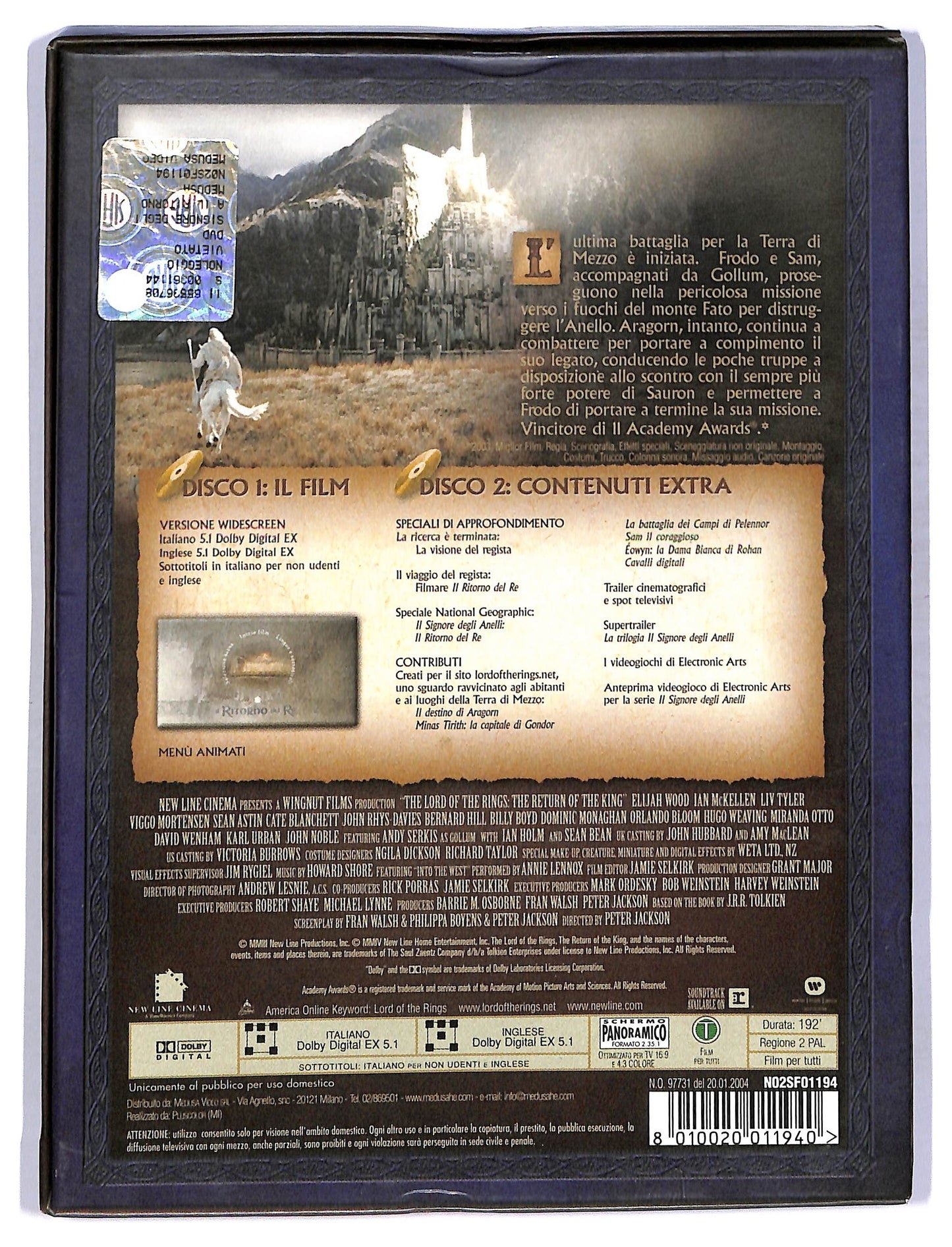 EBOND Il Signore degli Anelli - Il Ritorno del Re DVD D766411