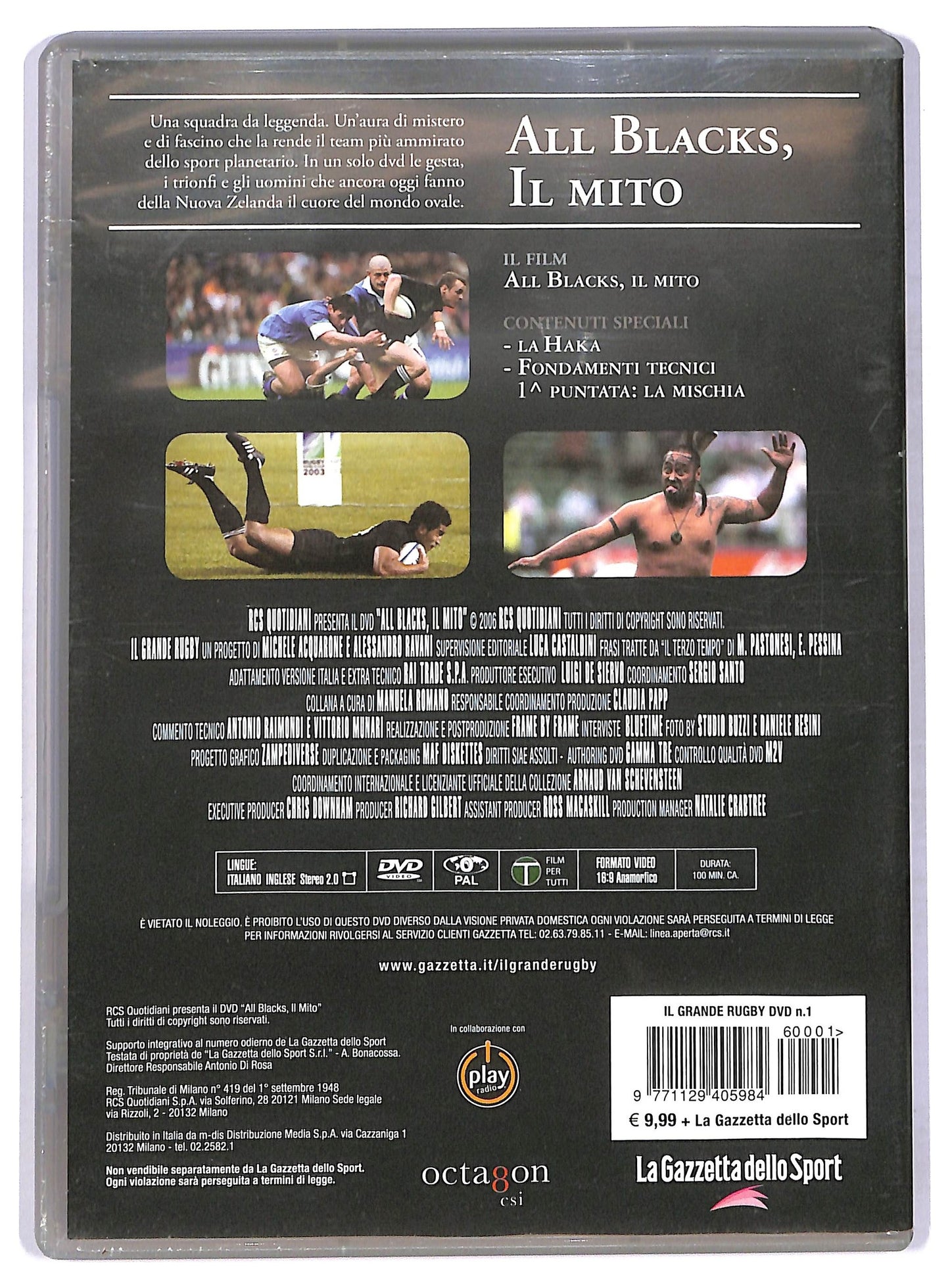 EBOND All Blacks, IL Mito EDITORIALE DVD D766425
