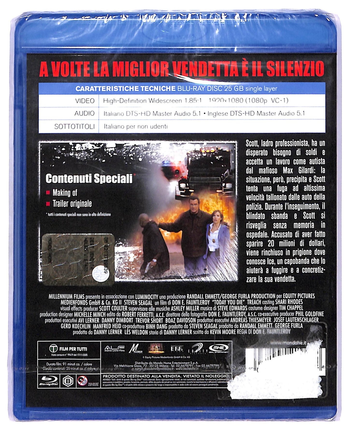 EBOND Today You Die BLURAY D766551
