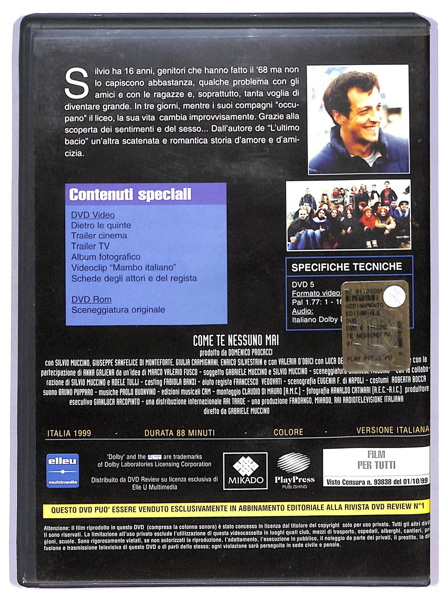 EBOND Come te Nessuno Mai EDITORIALE DVD D766611