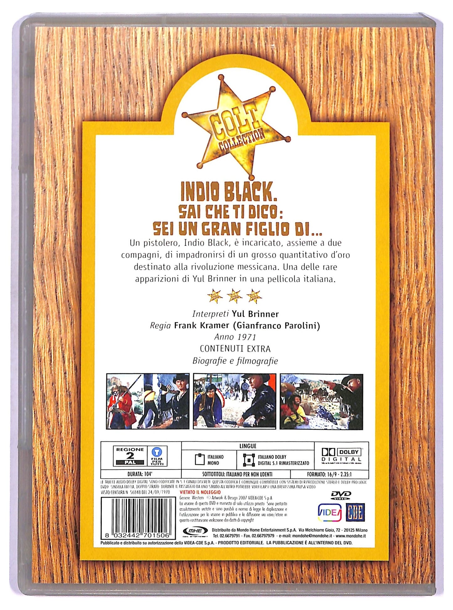 EBOND Indio Black, Sai Che Ti Dico: Sei Un Gran Figlio Di... DVD D766642