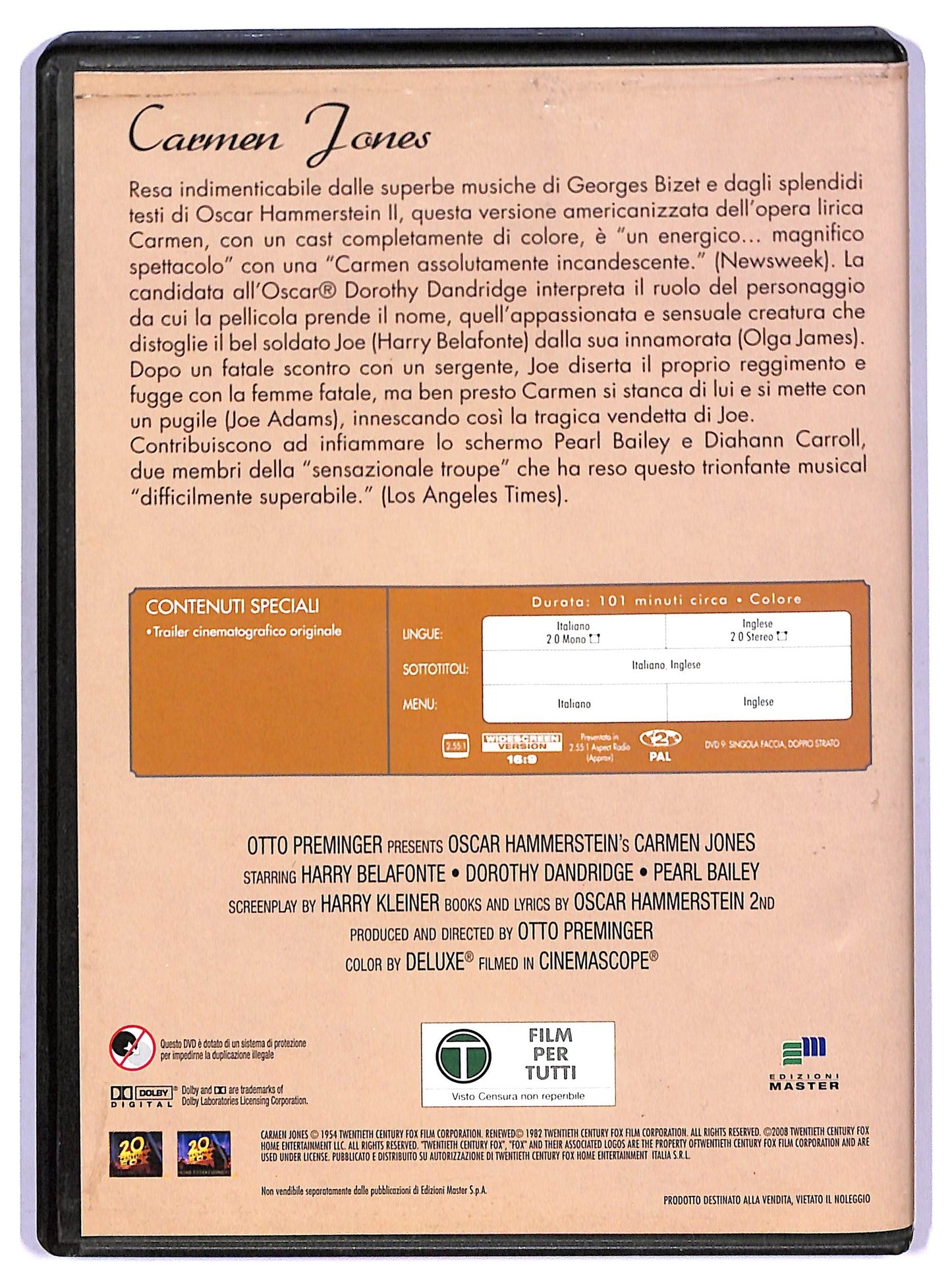EBOND Carmen Jones DVD Editoriale D766828