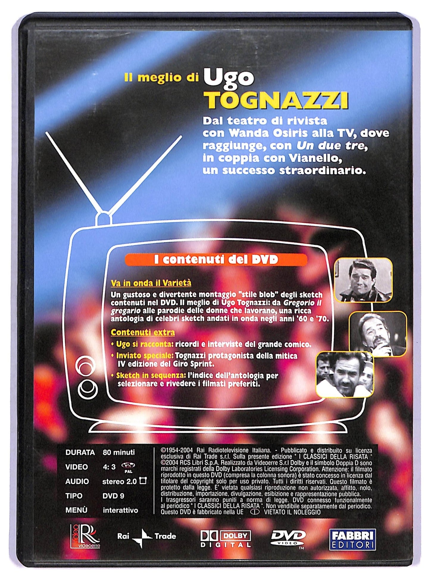 EBOND I calassici della.. - Il meglio di Ugo Tognazzi EDITORIALE DVD D766830