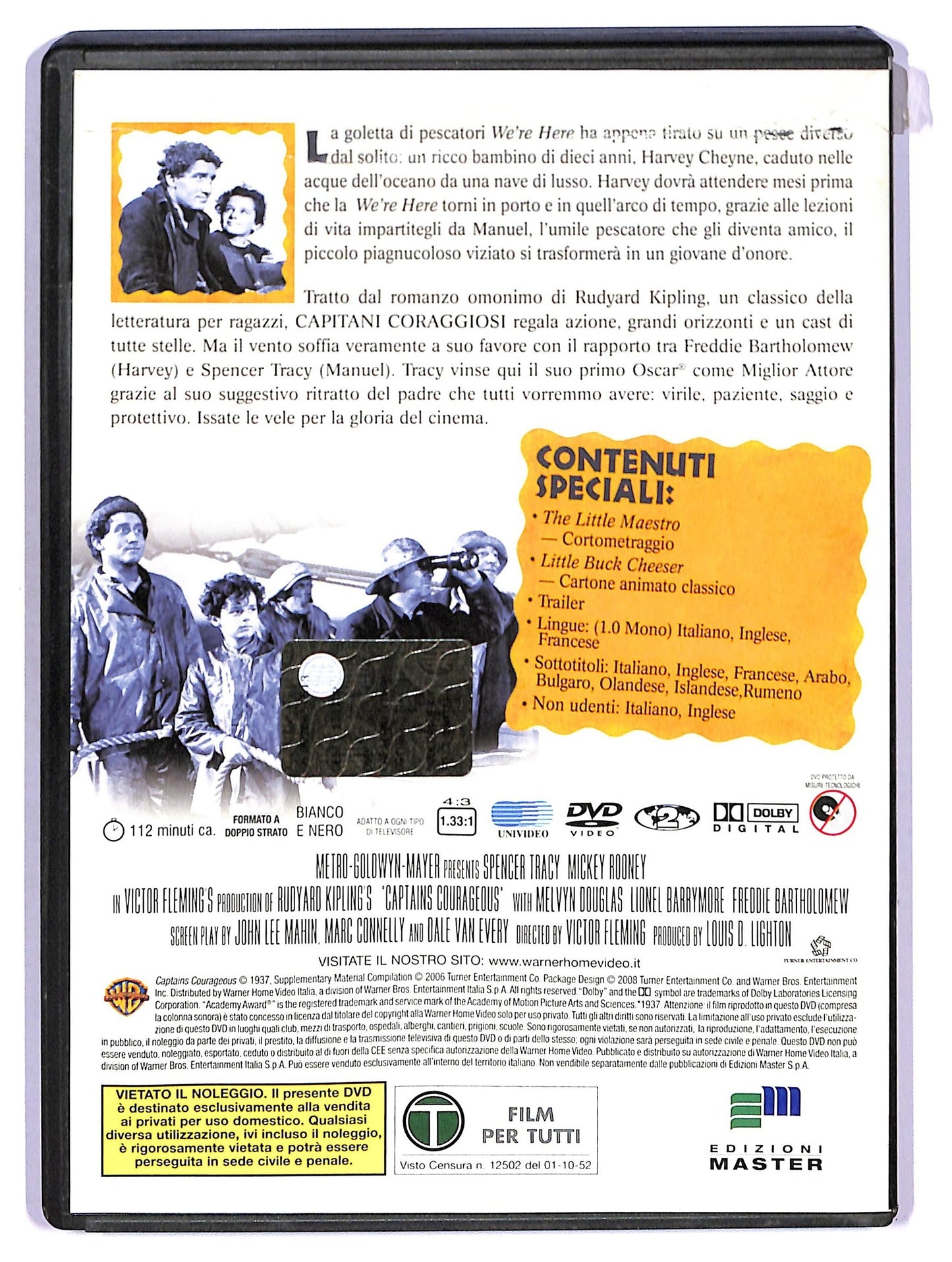 EBOND capitani coraggiosi EDITORIALE DVD D766845